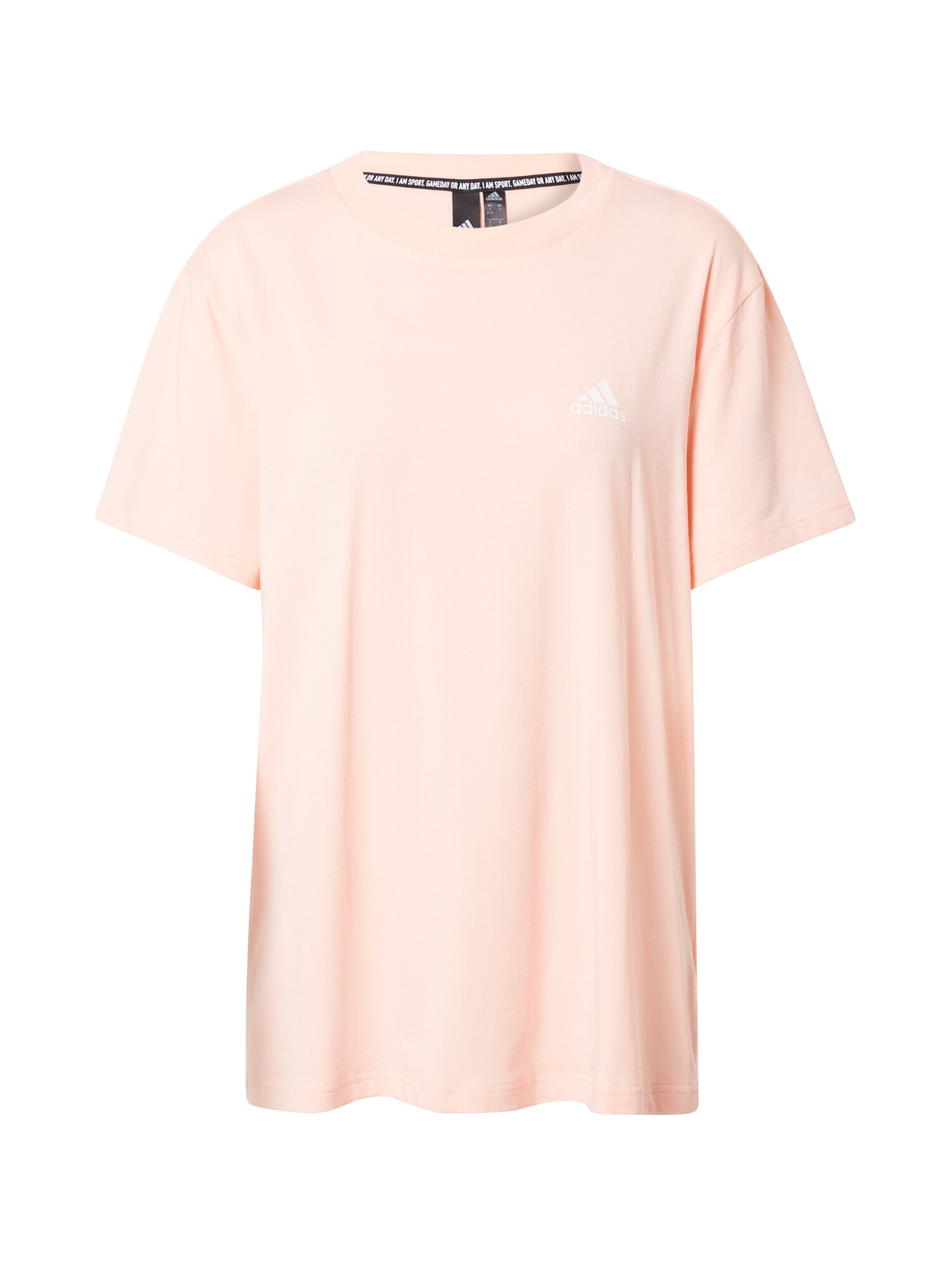 ADIDAS PERFORMANCE Sportiniai marškinėliai  balta / pastelinė rožinė