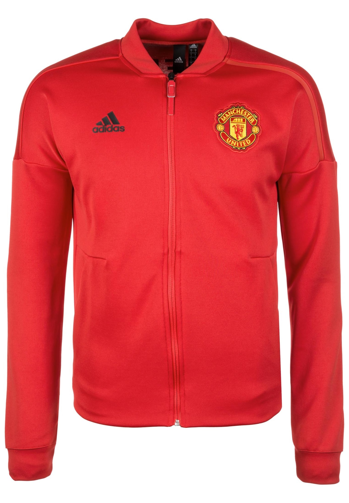 Adidas Performance Heren Sportsweatvest Manchester United Zne Anthem Rood adidas performance kopen in de aanbieding