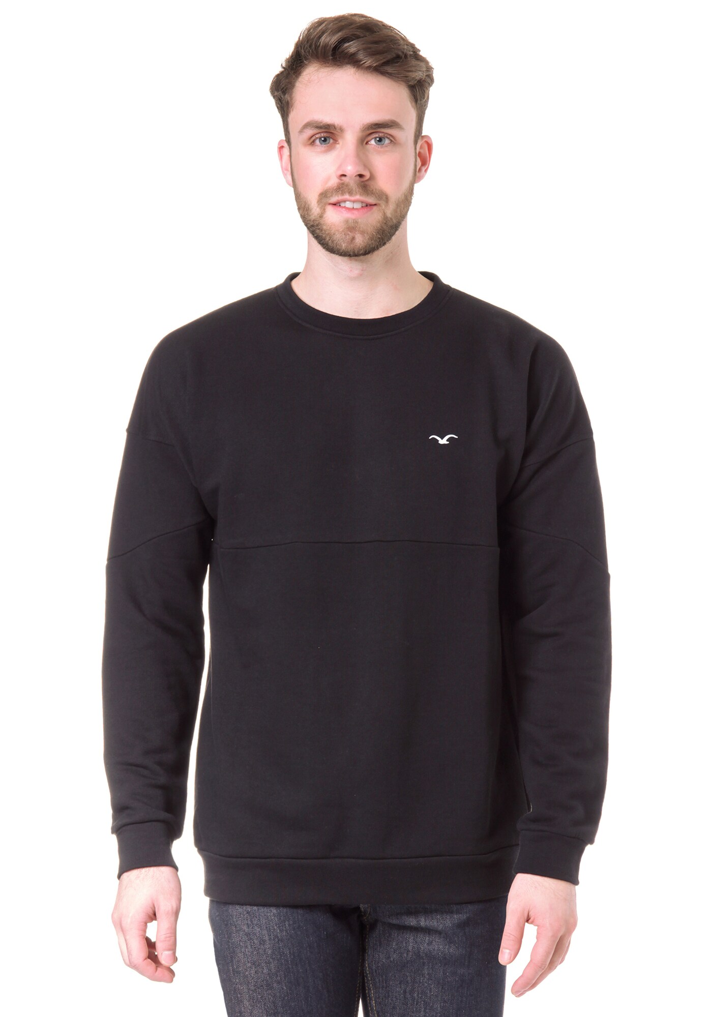 Cleptomanicx Heren Sweatshirt Zwart cleptomanicx kopen in de aanbieding
