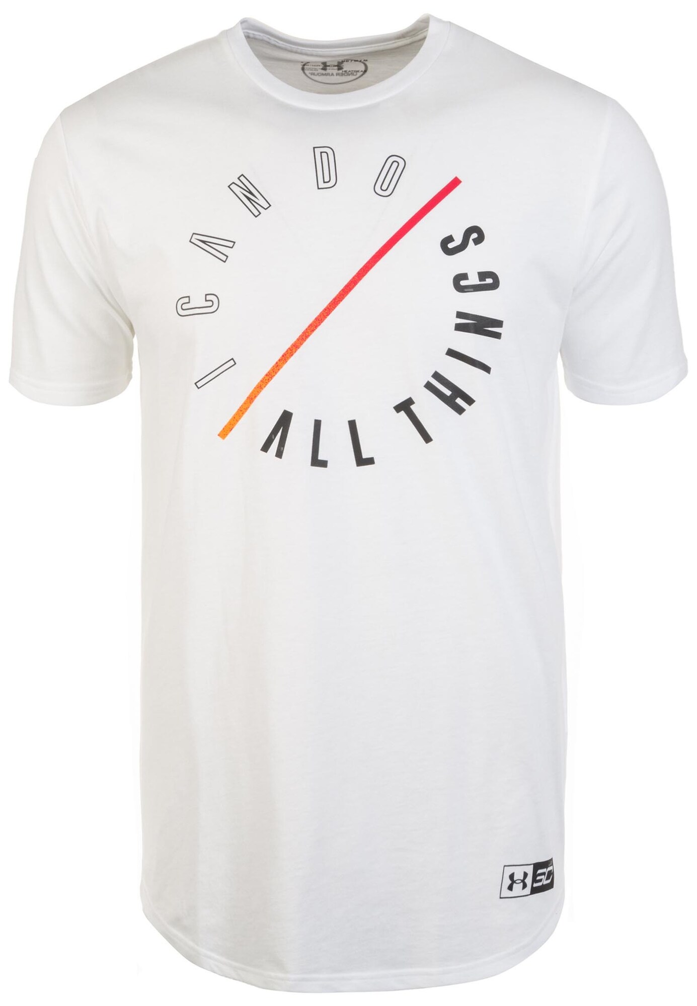 Under Armour Heren Functioneel Shirt Sc30 Icdat Sinaasappel Zwart Wit under armour kopen in de aanbieding