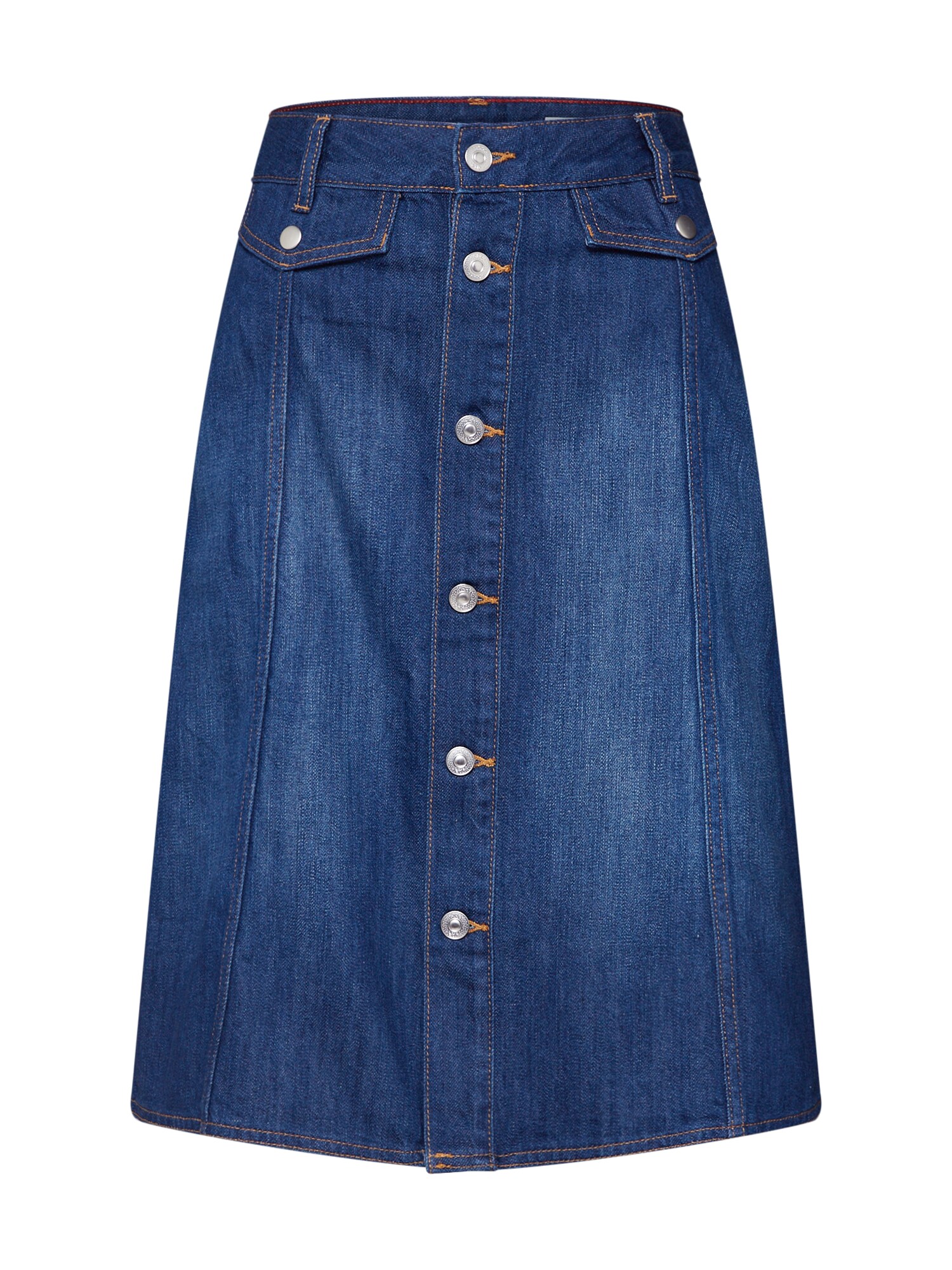 Edc By Esprit Dames Rok Blauw Denim edc by esprit kopen in de aanbieding