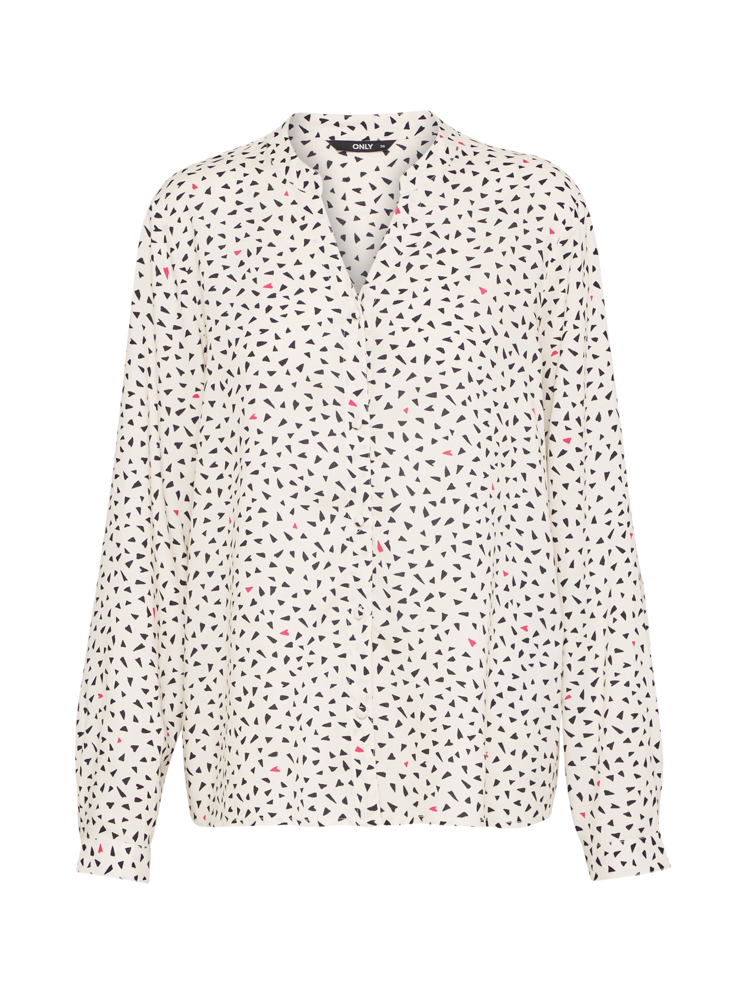 Only Dames Blouse Rood Zwart Offwhite only kopen in de aanbieding