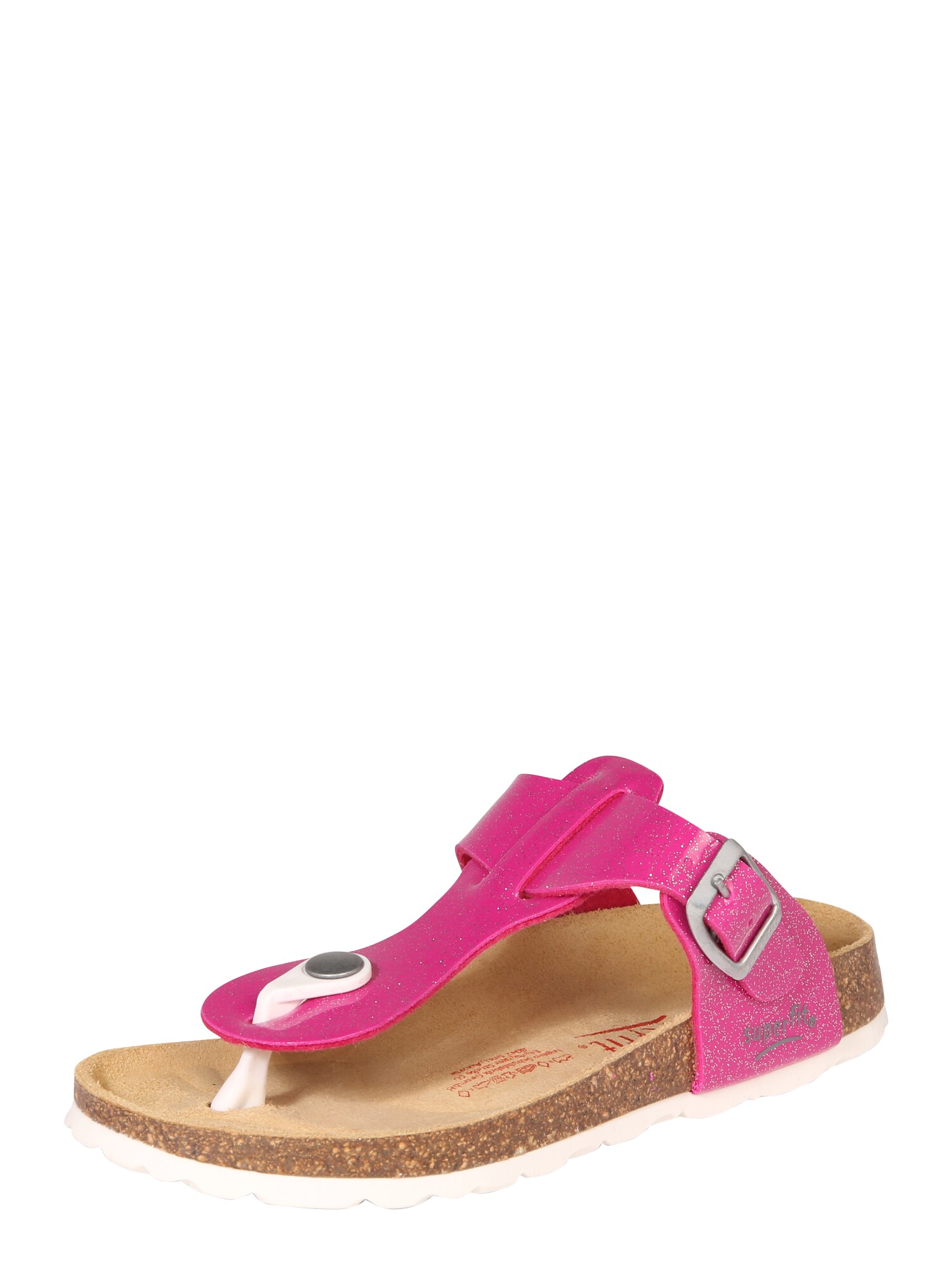 Superfit Meisjes Sandalen Fussbettpantoffel Pink superfit kopen in de aanbieding