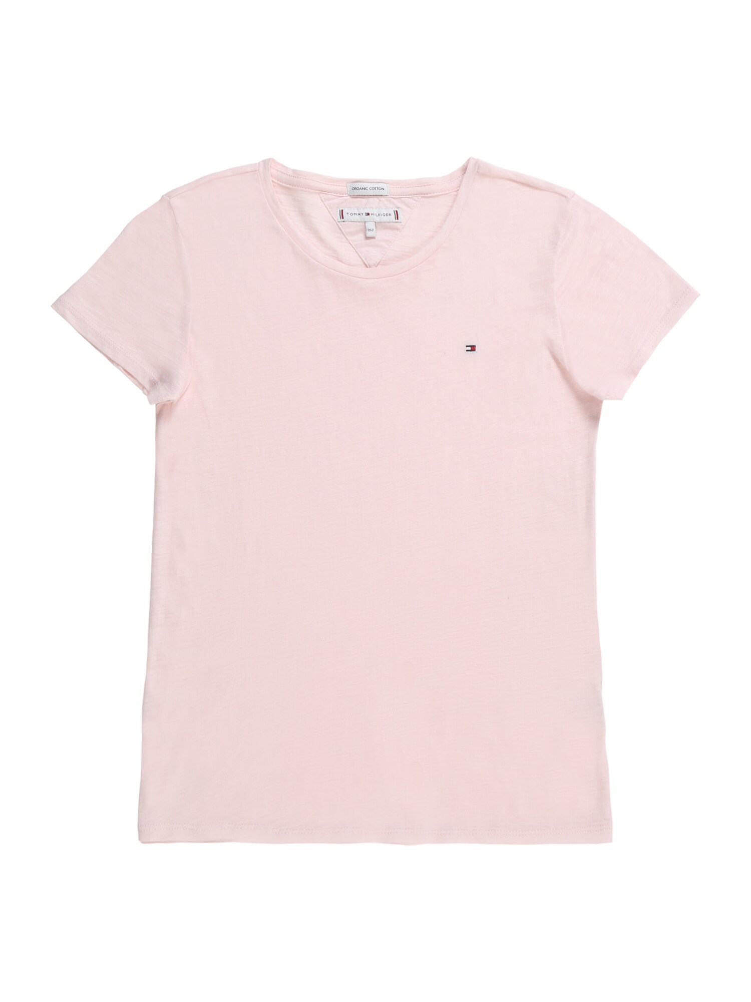 Tommy Hilfiger Meisjes Shirt Essential Other Knit Tee Ss Rosa tommy hilfiger kopen in de aanbieding