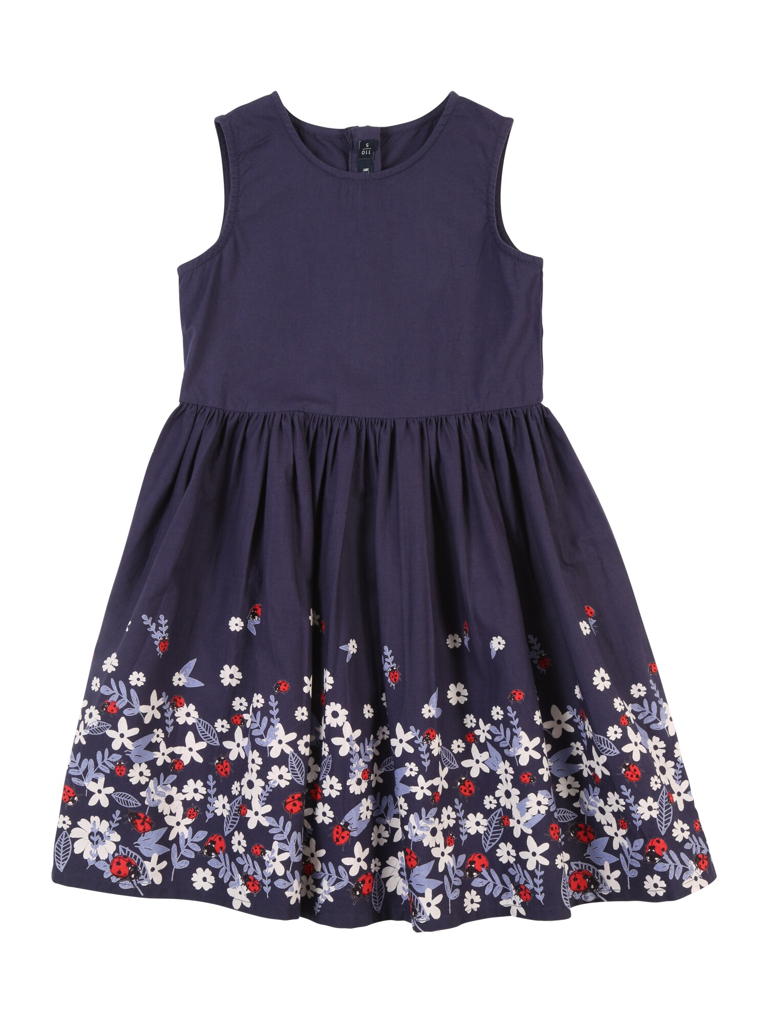 Blue Seven Meisjes Jurk Blauw Denim Gemengde Kleuren blue seven kopen in de aanbieding