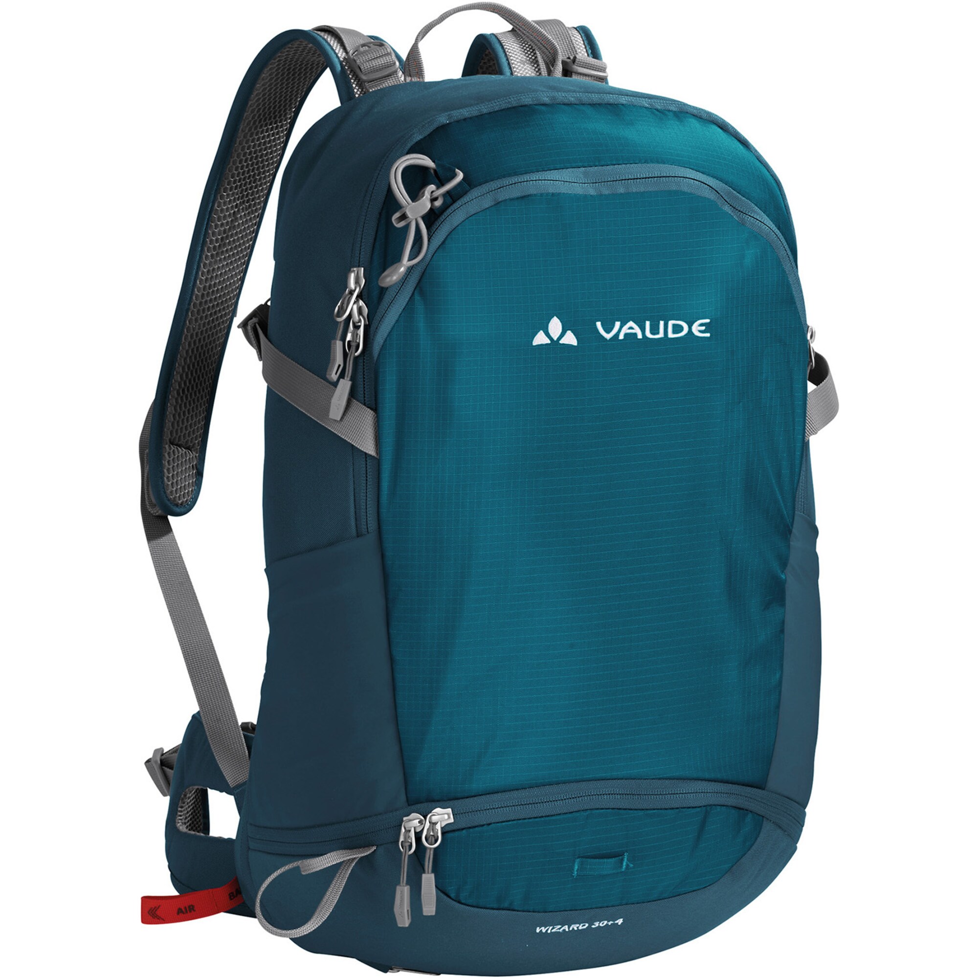 Vaude Dames Sportrugzak Trek Trail Wizard Grijs Petrol vaude kopen in de aanbieding