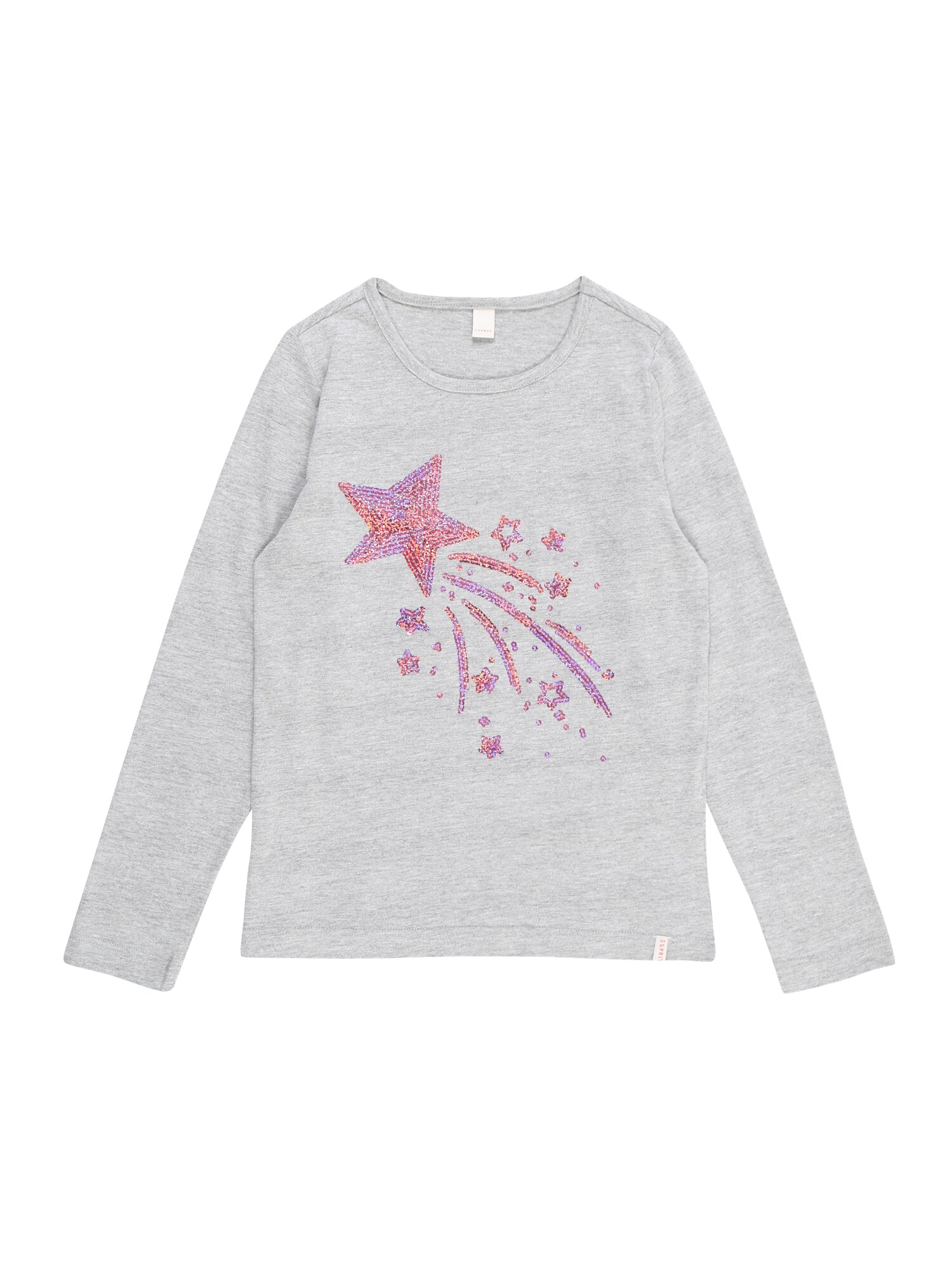 Esprit Meisjes Shirt Rose Goud Grijs Gemeleerd esprit kopen in de aanbieding
