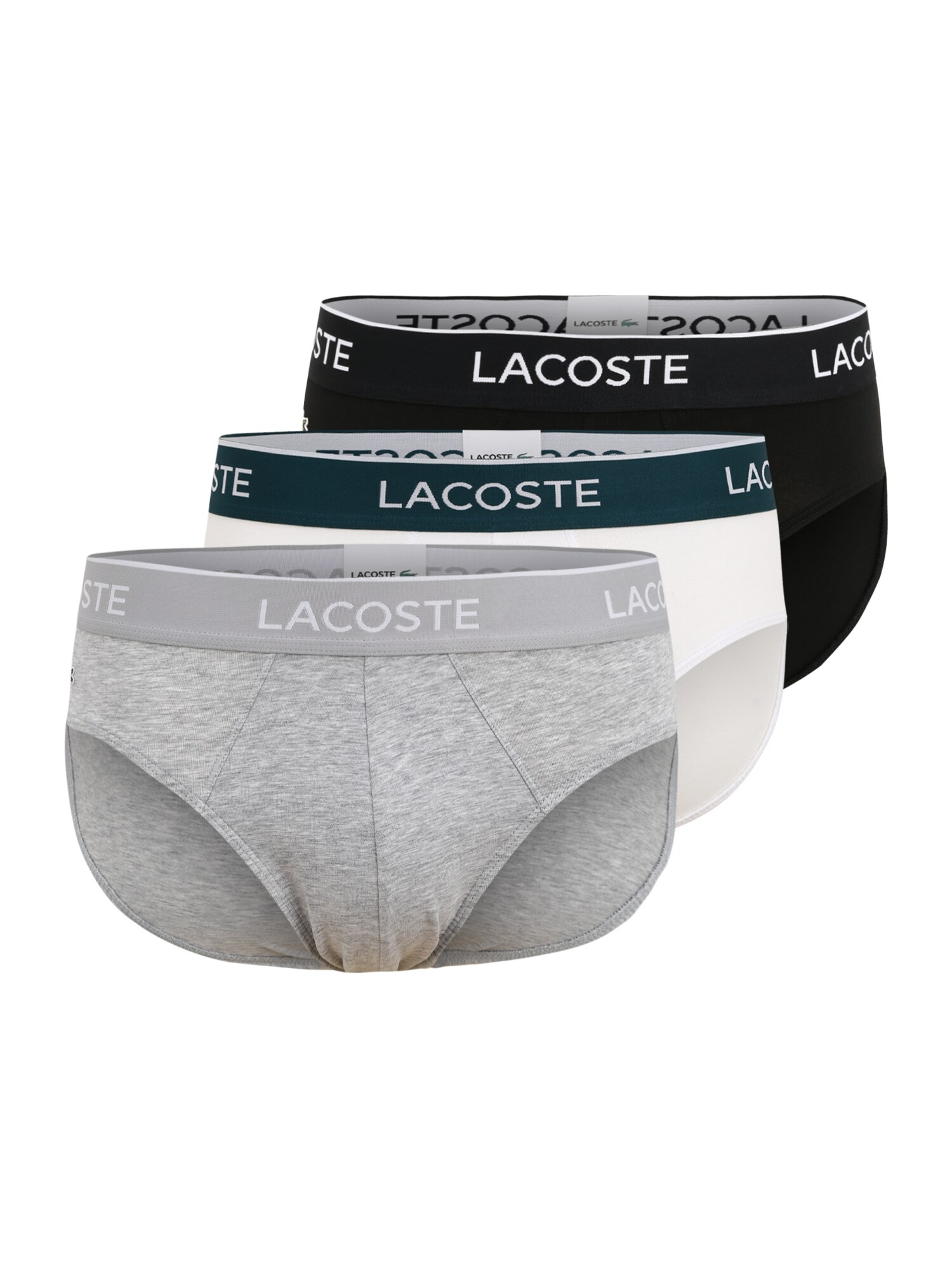 LACOSTE Vyriškos kelnaitės  balta / margai pilka / tamsiai žalia / juoda