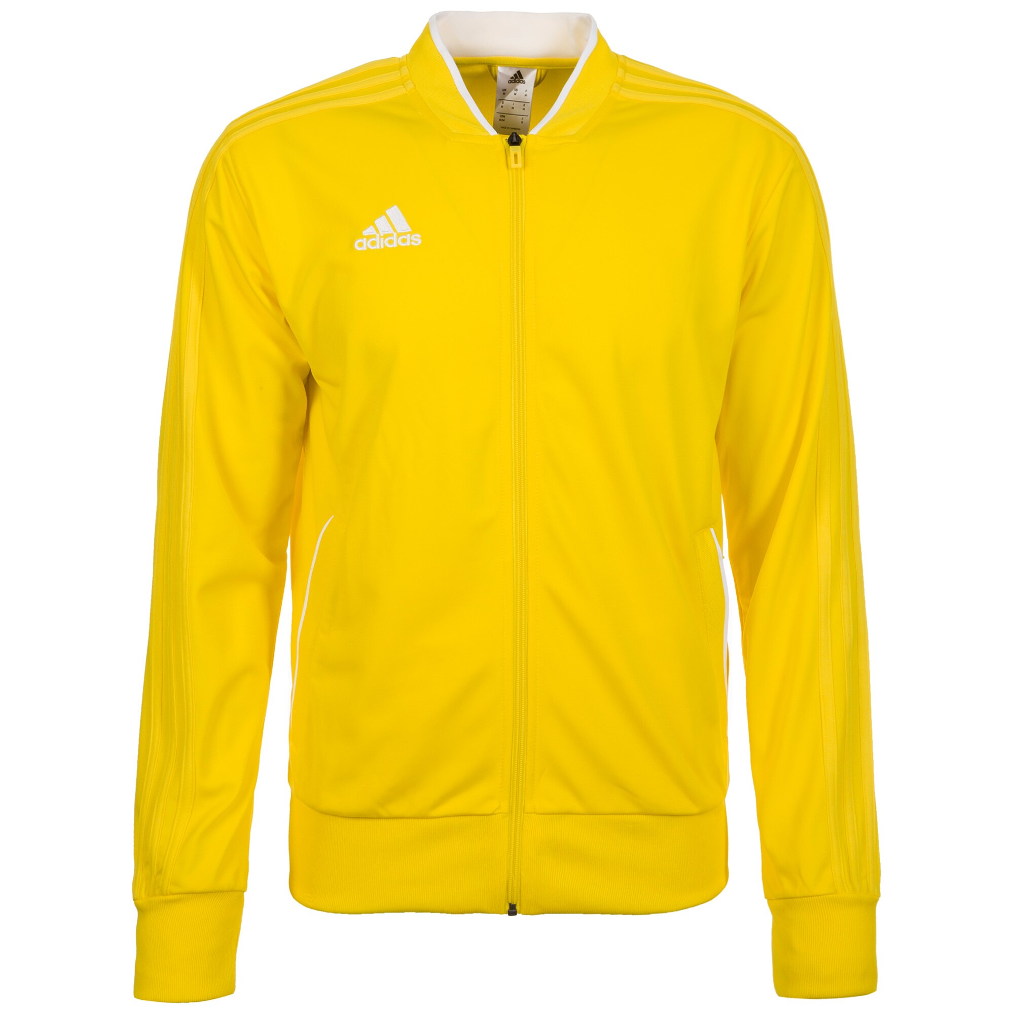 Adidas Performance Heren Sportjas Condivo 18 Geel adidas performance kopen in de aanbieding