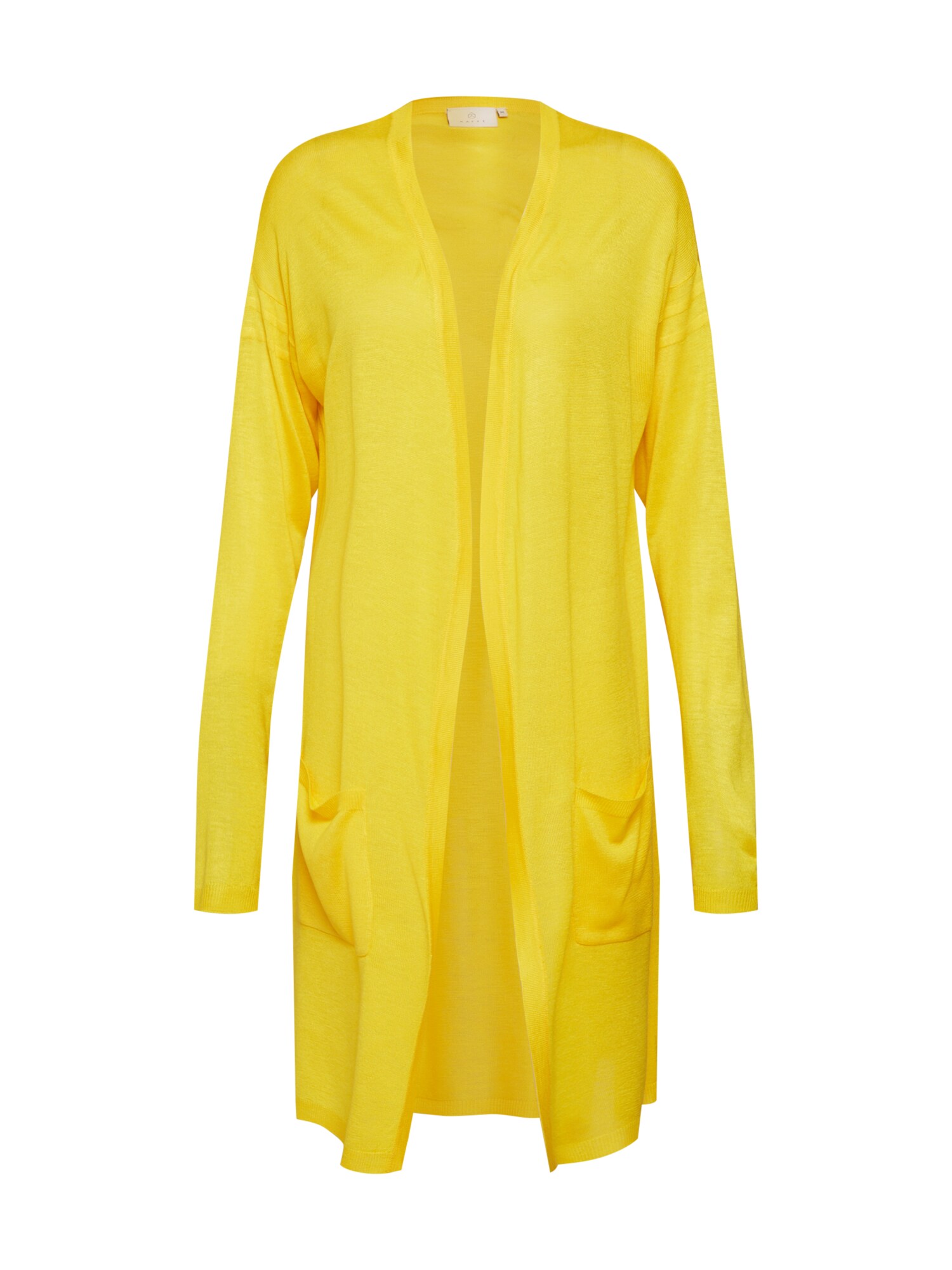 Kaffe Dames Gebreid Vest Sandra Cardigan Geel kaffe kopen in de aanbieding