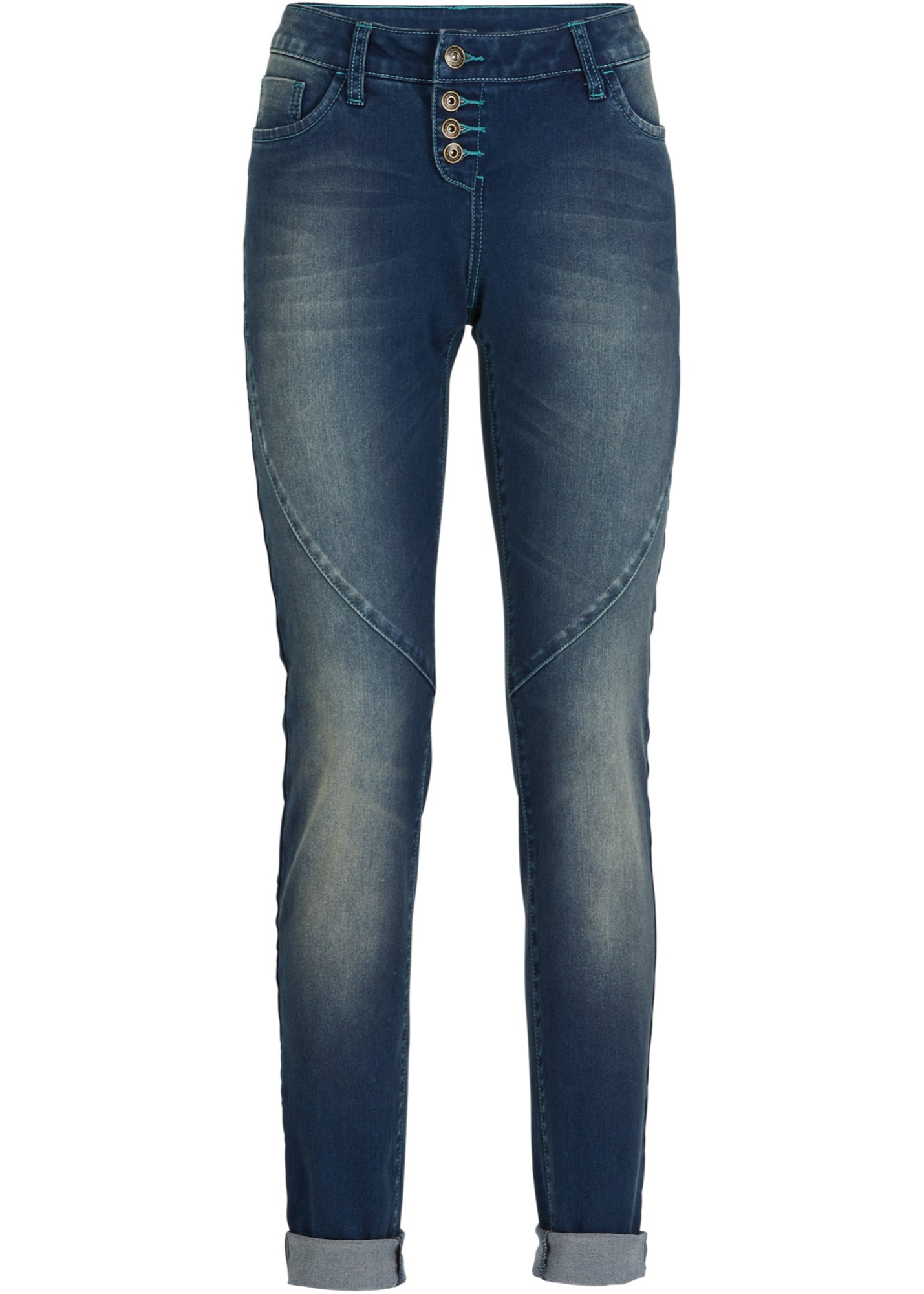 bonprix Jeans albastru denim