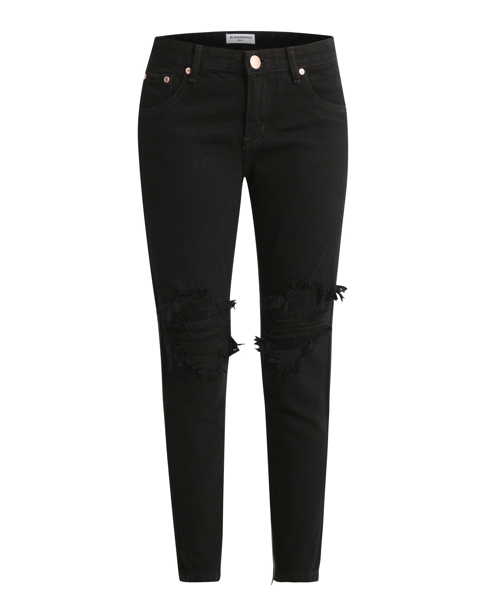 Glamorous Dames Jeans Zwart glamorous kopen in de aanbieding