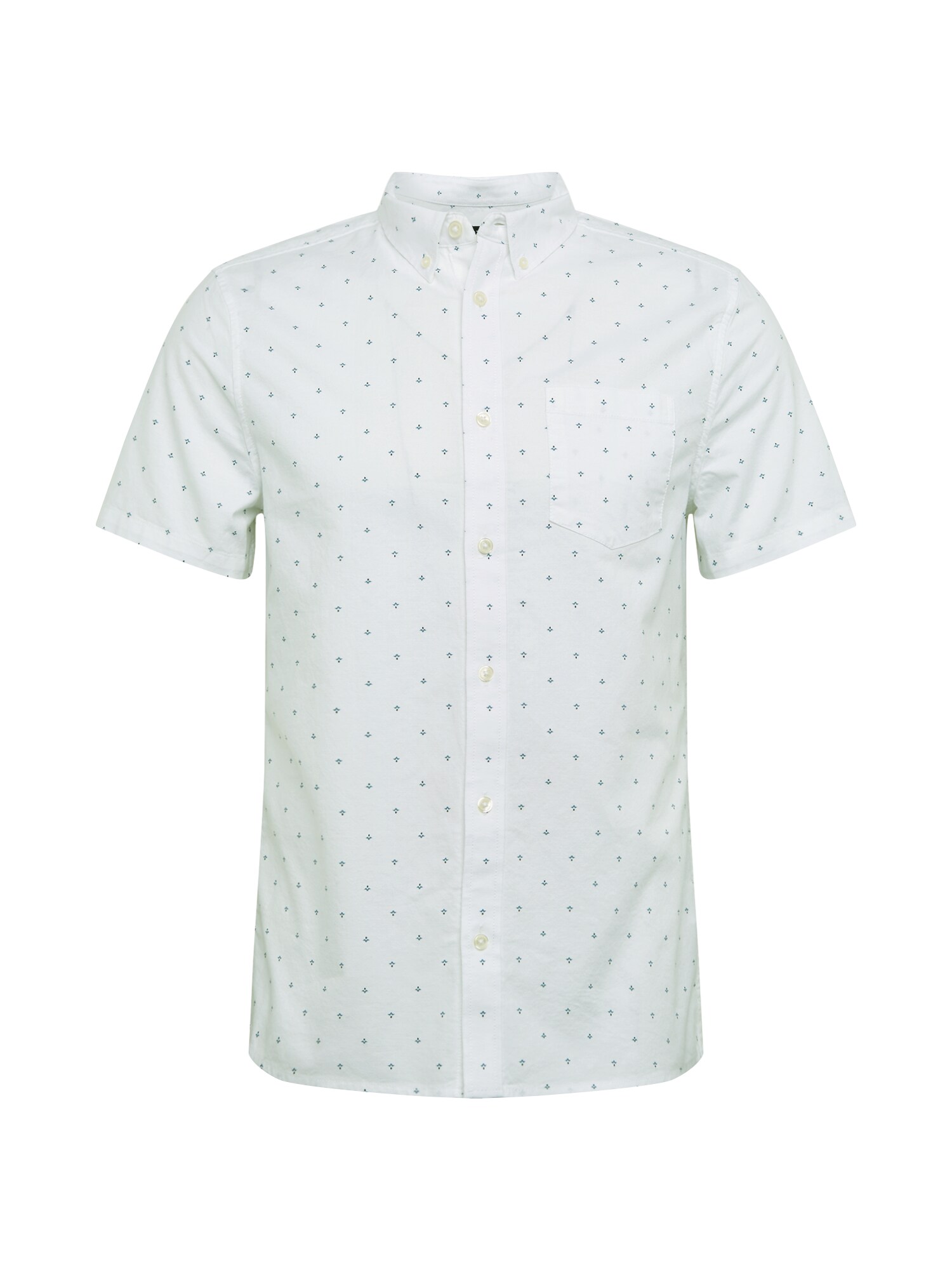BURTON MENSWEAR LONDON Dalykiniai marškiniai 'WHITE CLUB GEO'  balta