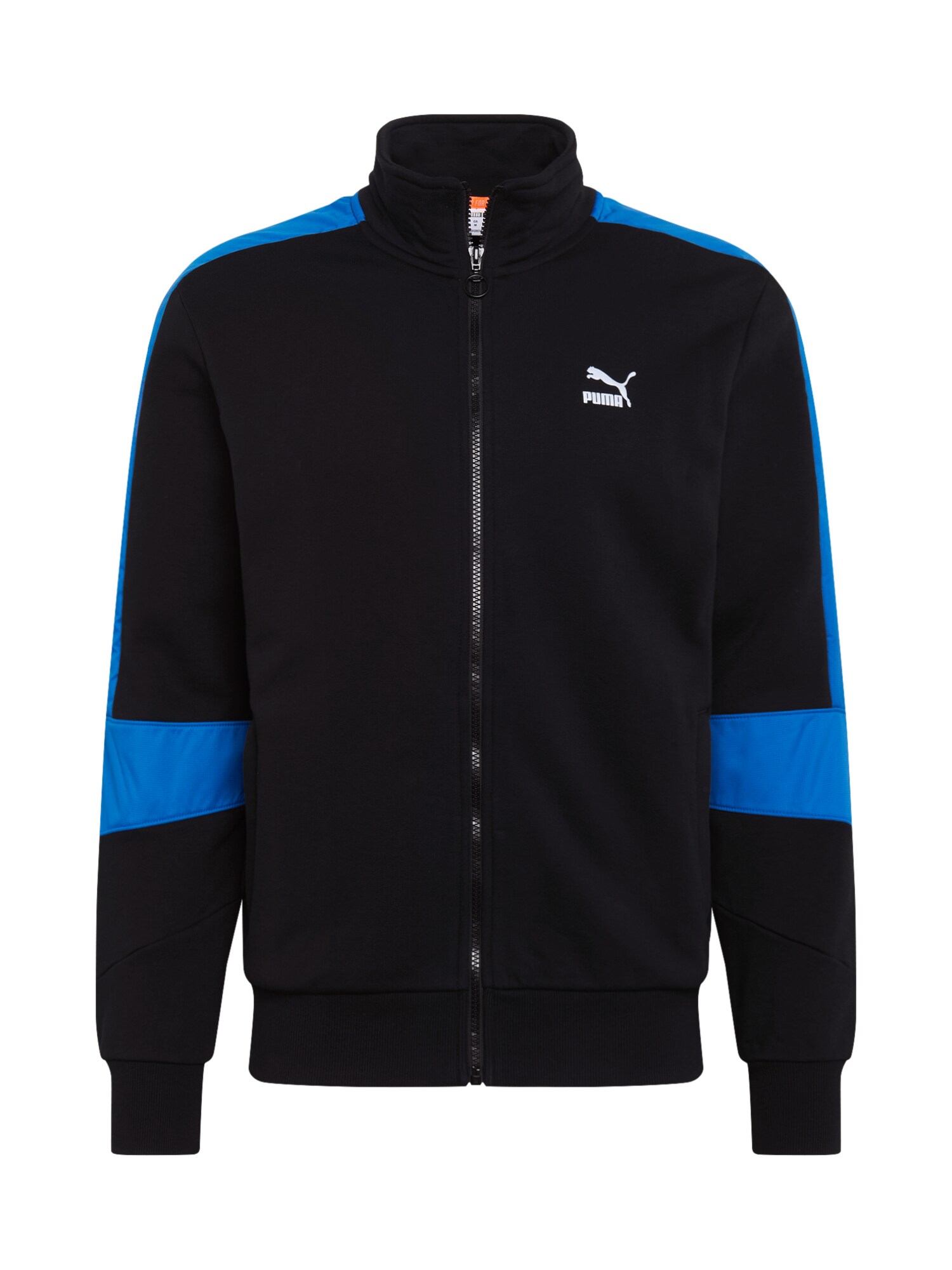 PUMA Megztinis be užsegimo 'Retro Fusion'  sodri mėlyna („karališka“) / juoda