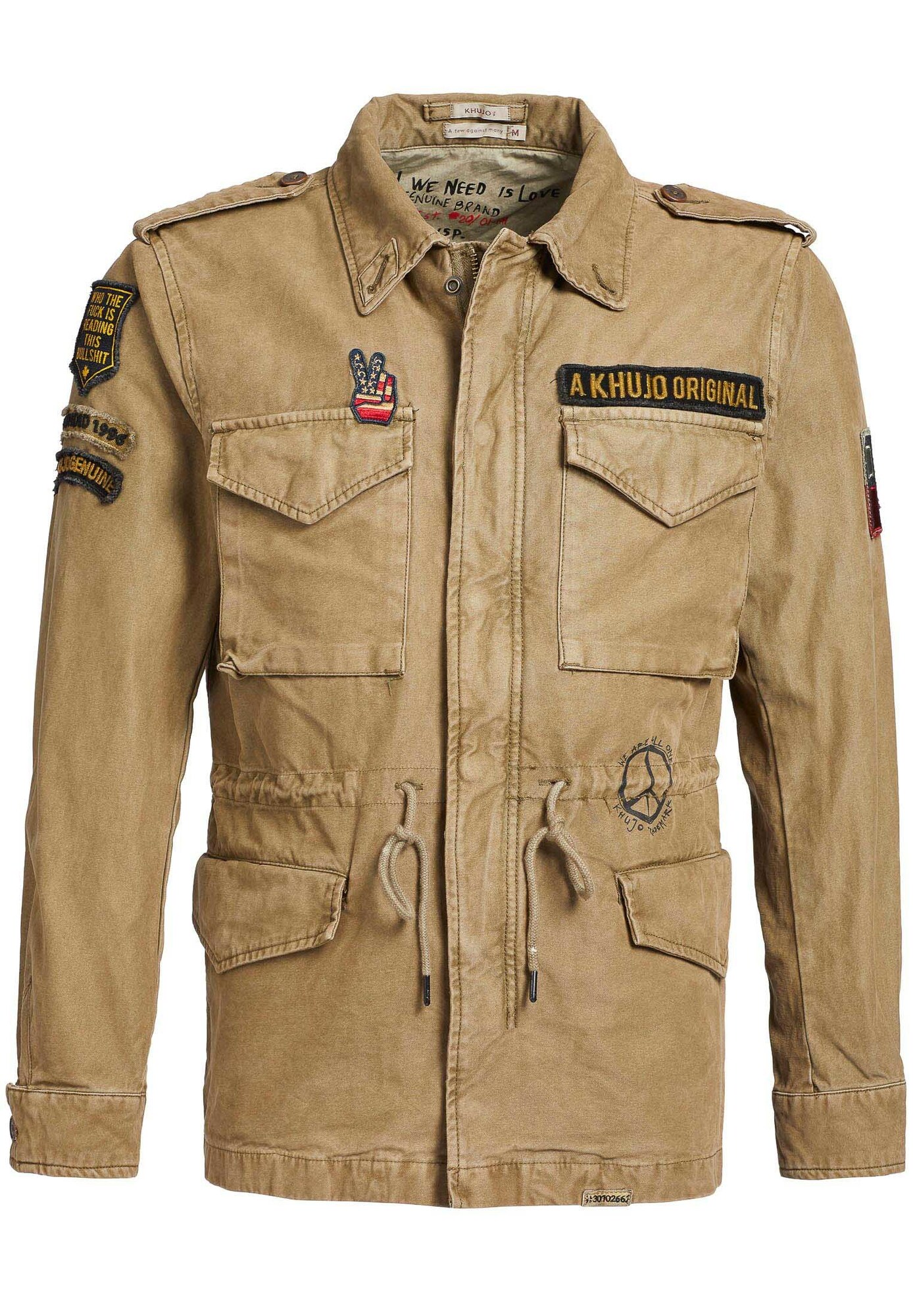 Khujo Heren Tussenjas Clarence 2 Olijfgroen khujo kopen in de aanbieding