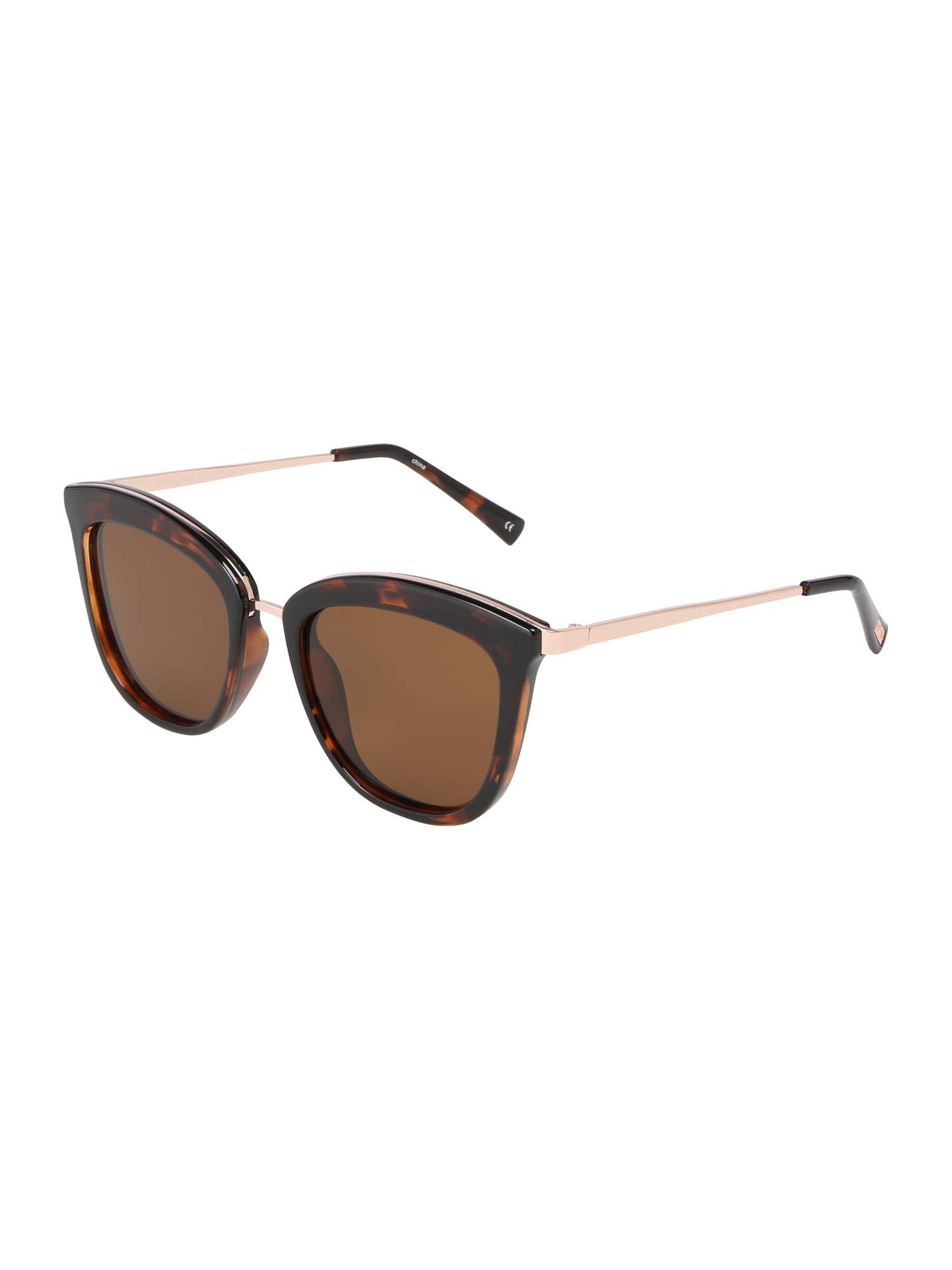 LE SPECS Slnečné okuliare 'Caliente'  koňaková / tmavohnedá / zlatá