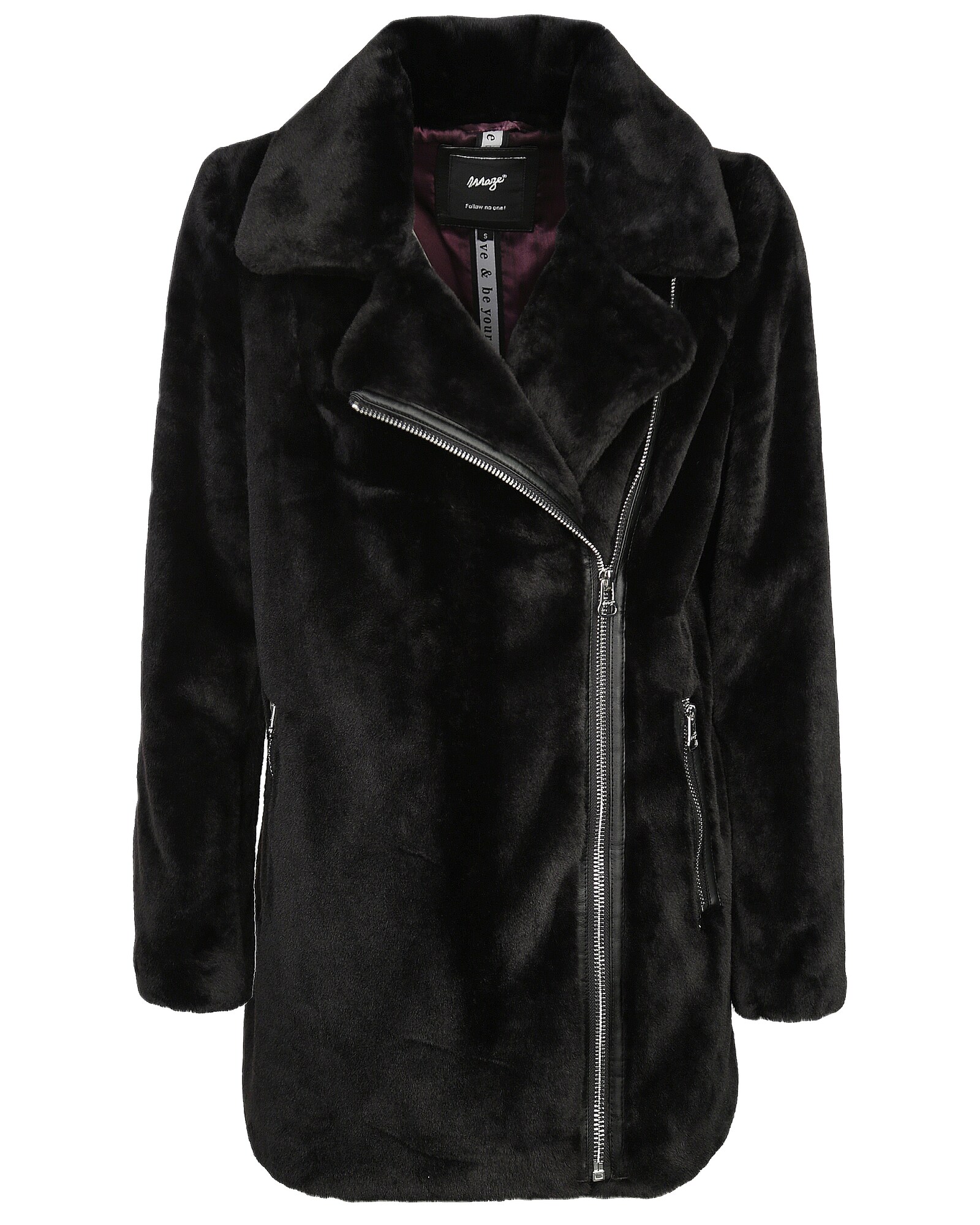 Maze Dames Tussenjas Monrovia Zilvergrijs Zwart maze kopen in de aanbieding