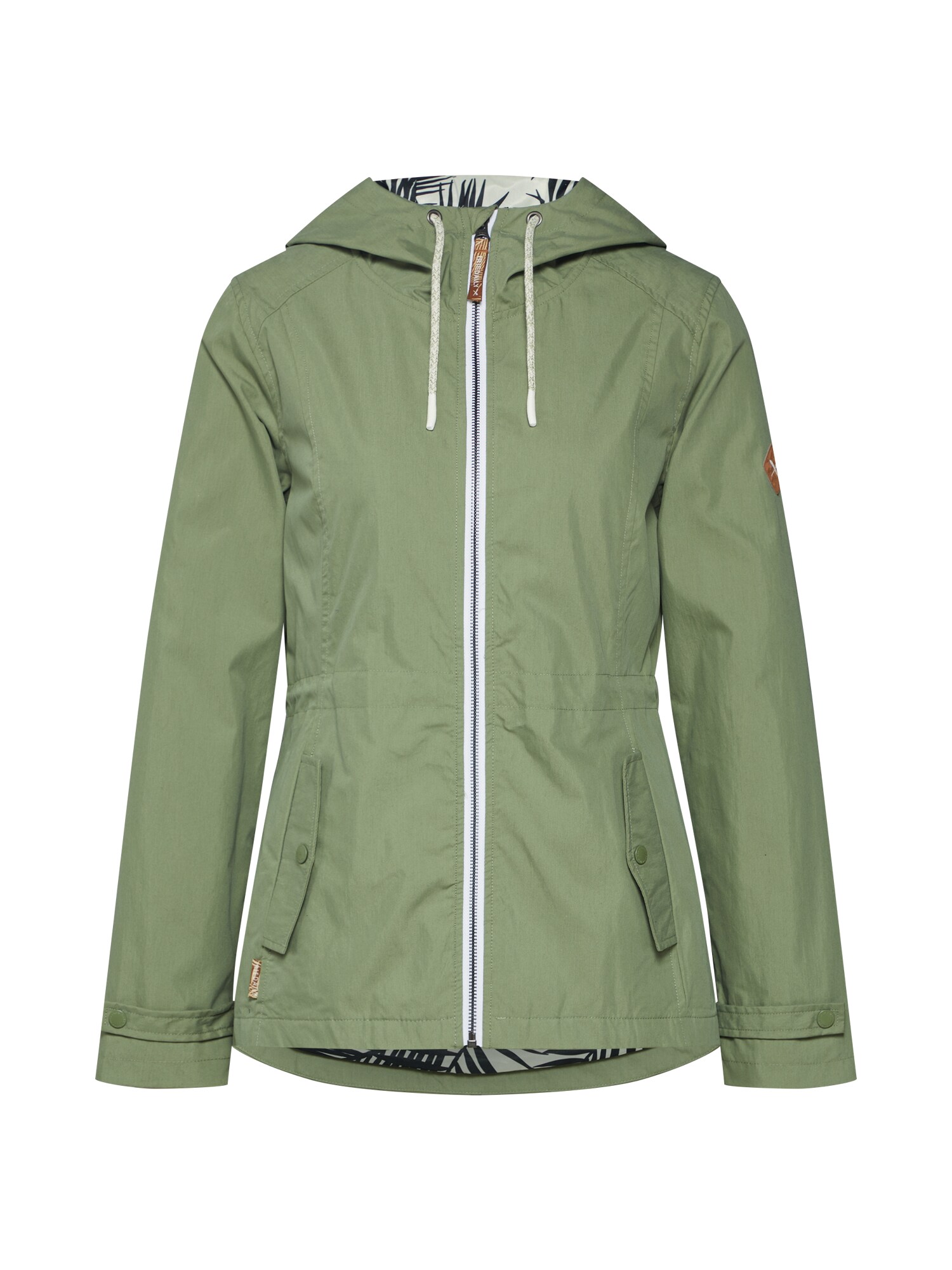 Iriedaily Dames Tussenjas Kishory Olijfgroen Wit iriedaily kopen in de aanbieding