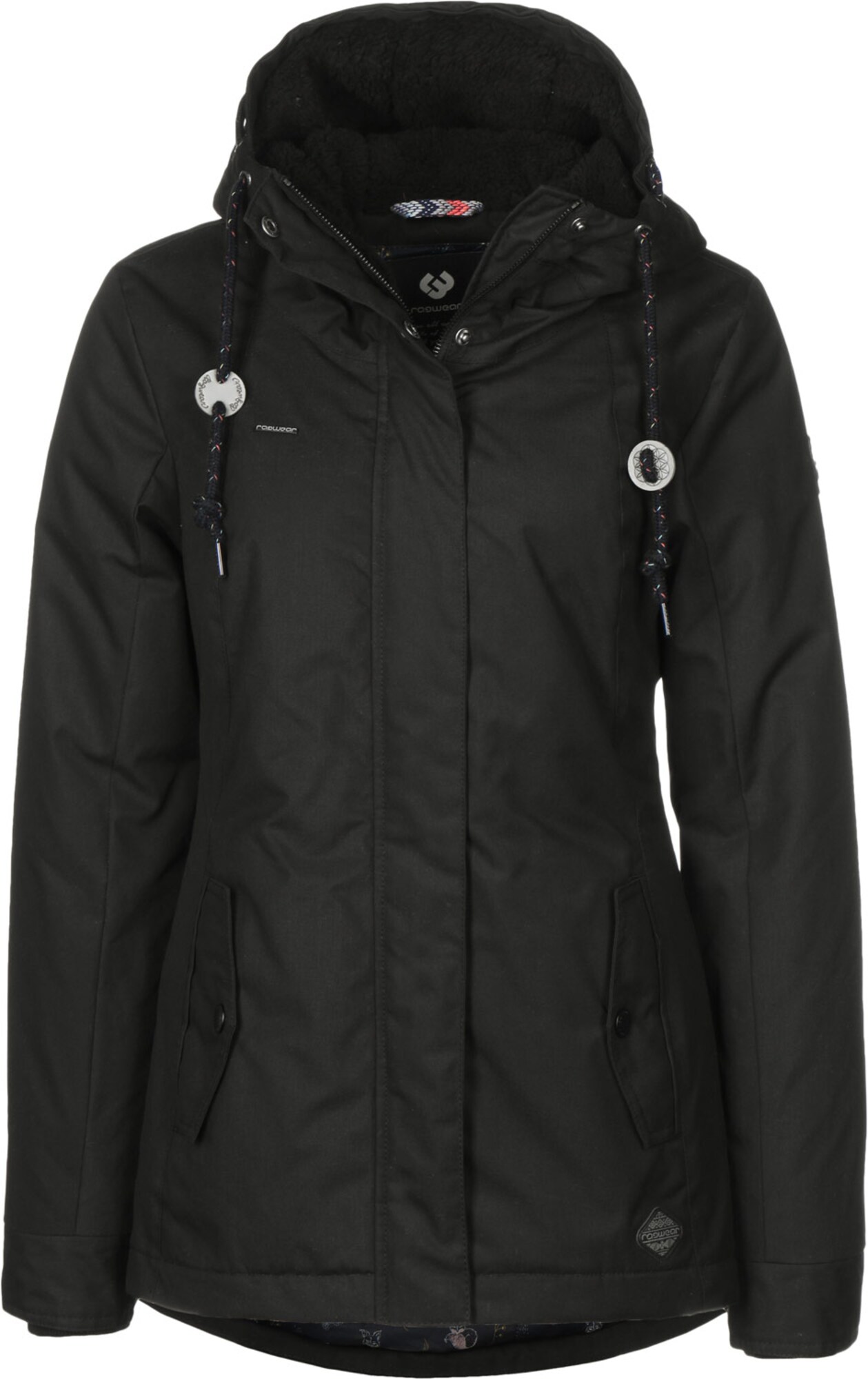 Ragwear Dames Tussenjas Monade Zwart ragwear kopen in de aanbieding