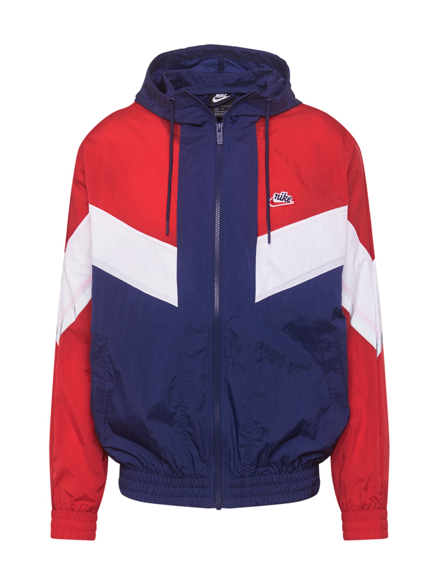 Nike Sportswear Demisezoninė striukė  balta / raudona / tamsiai mėlyna jūros spalva
