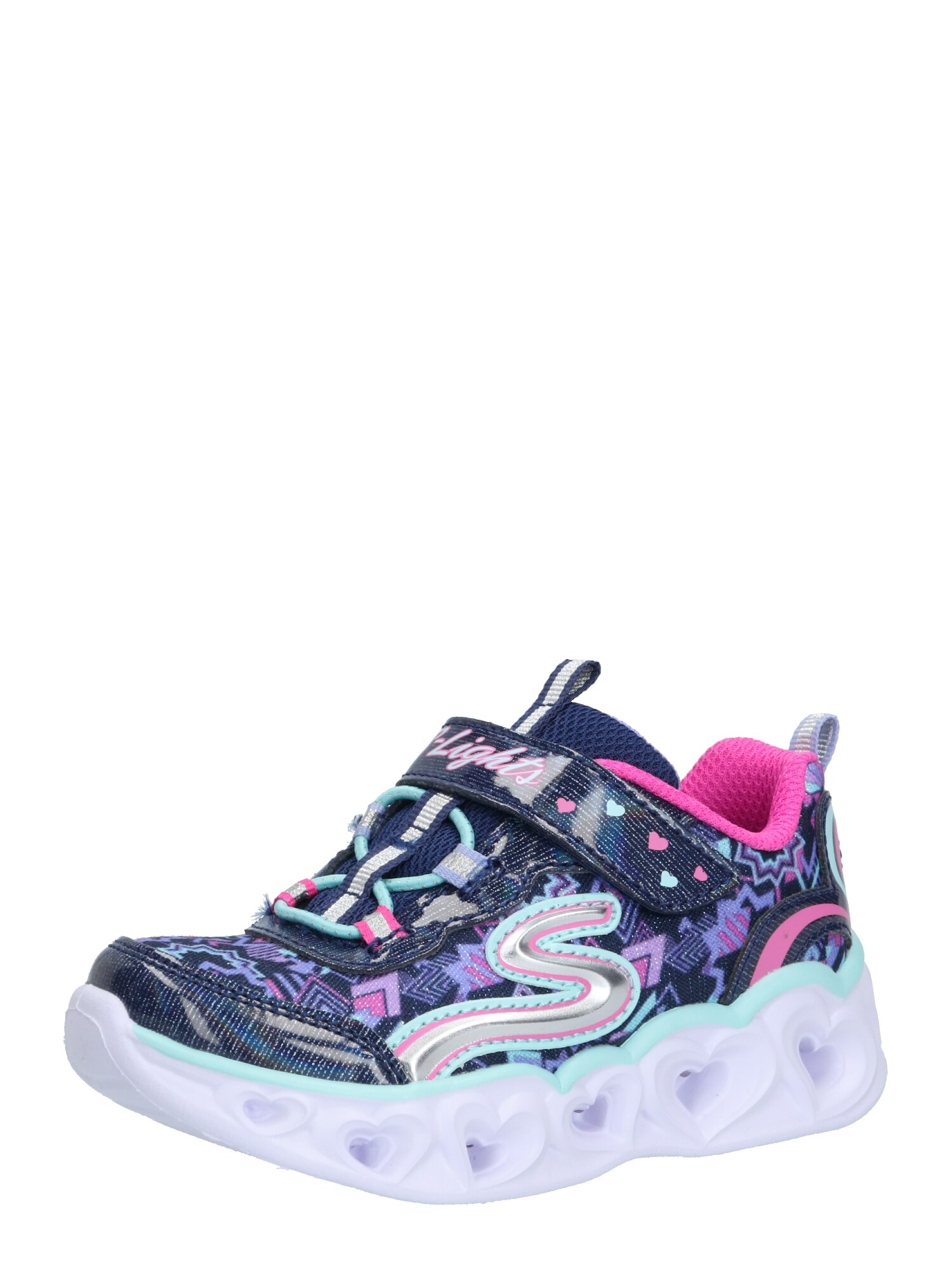 SKECHERS Pusbačiai 'HEART'  rožinė / tamsiai mėlyna