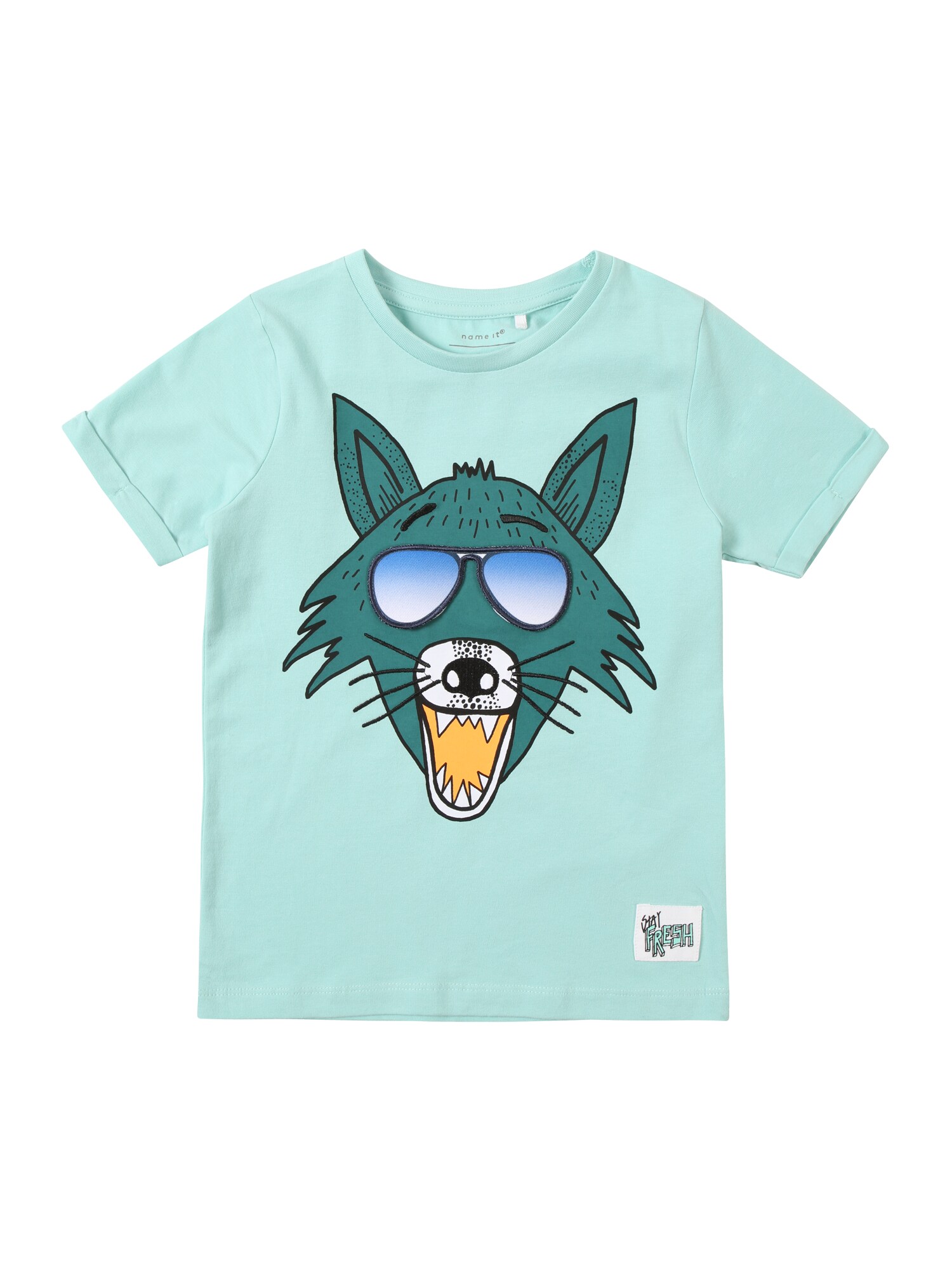 Name It Jongens Shirt Mhuffa Lichtblauw name it kopen in de aanbieding