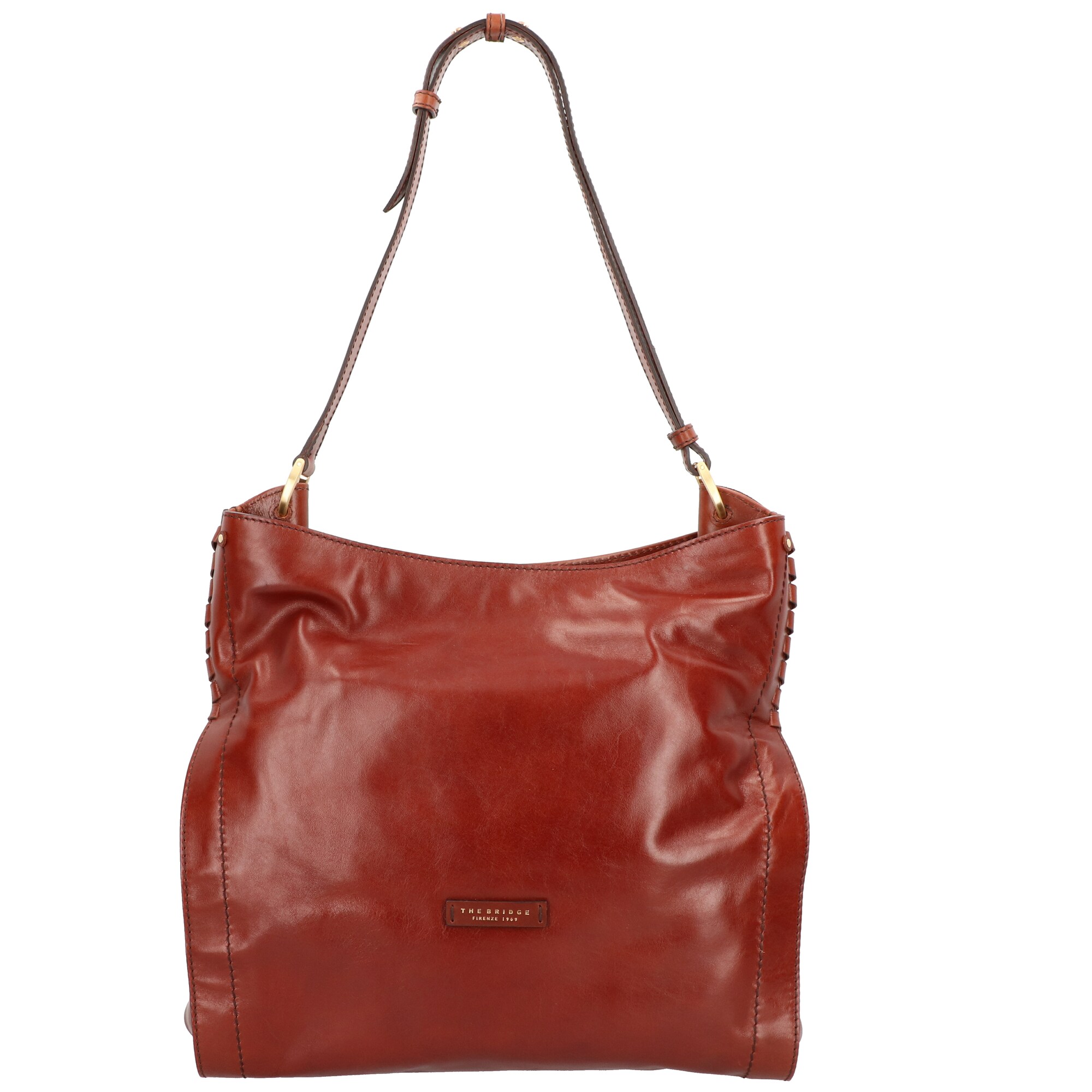 The Bridge Dames Schoudertas Vallombrosa Roestbruin the bridge kopen in de aanbieding