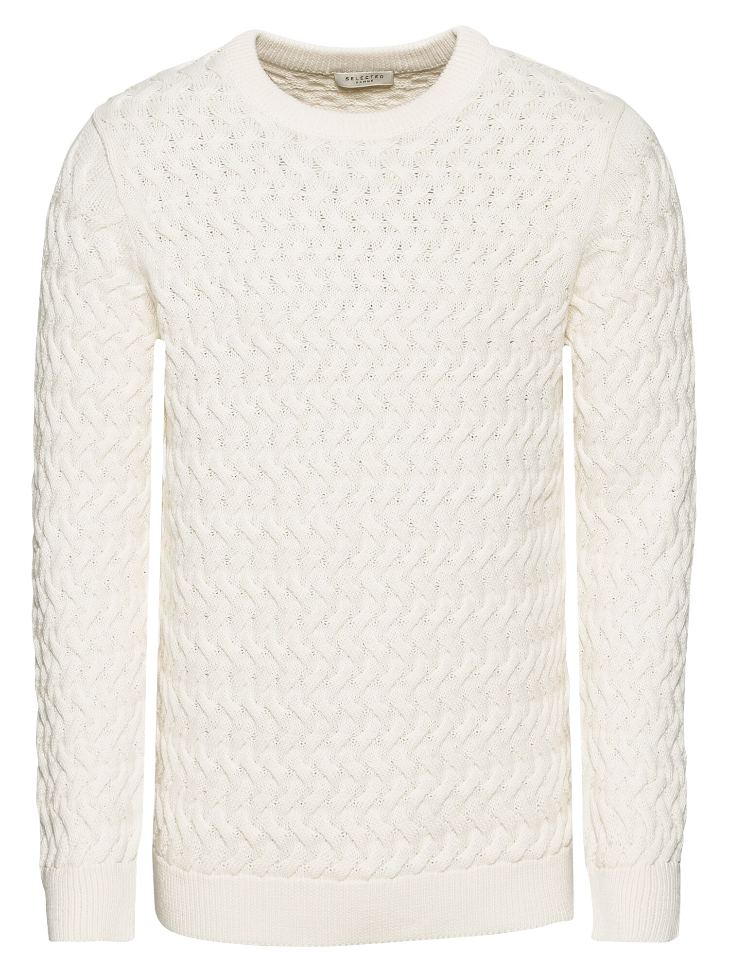 SELECTED HOMME Megztinis  balta
