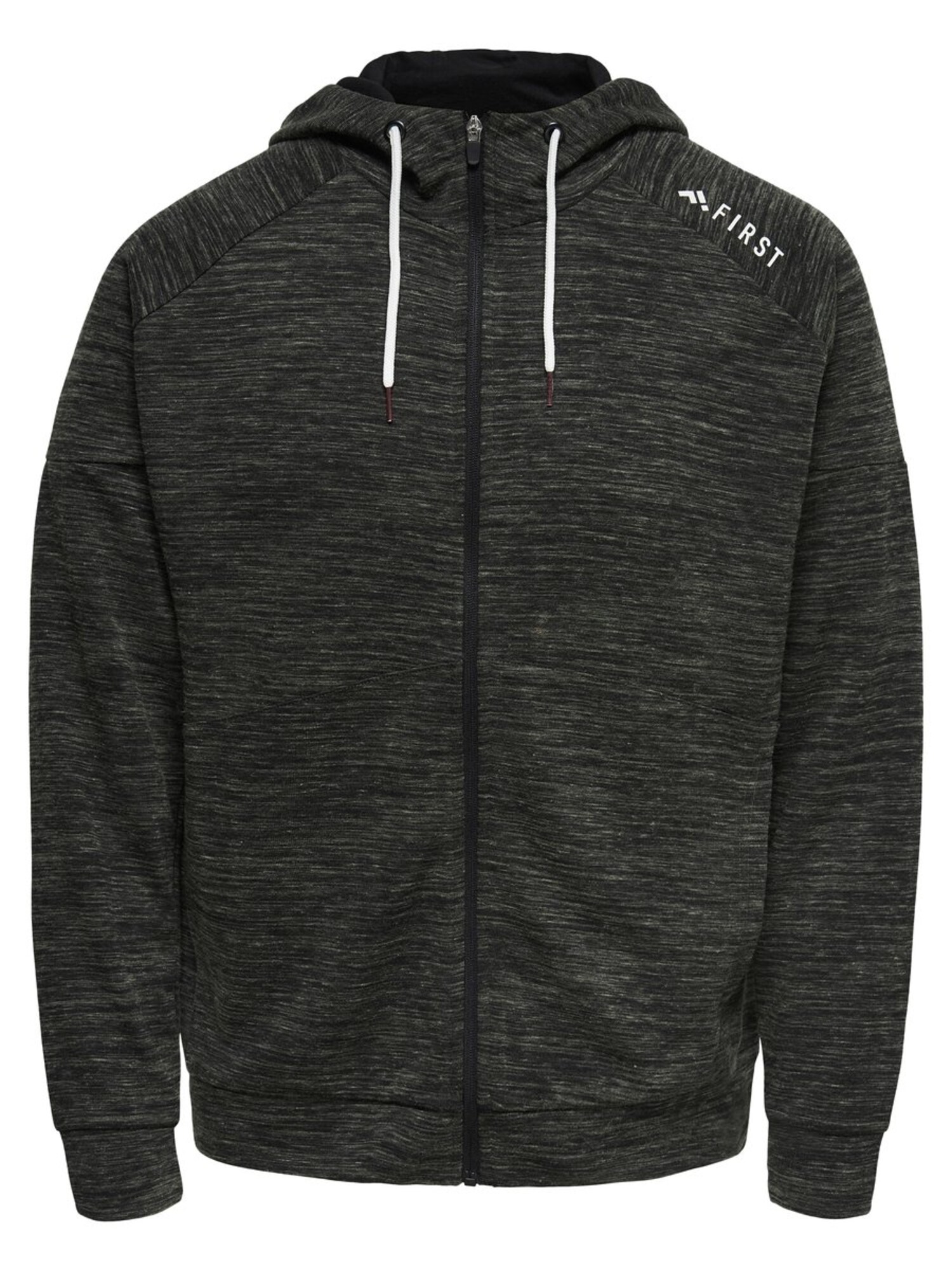 First Heren Sportsweatshirt Donkergrijs first kopen in de aanbieding