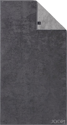 JOOP! Toalla de ducha 'Doubleface'  gris / gris oscuro