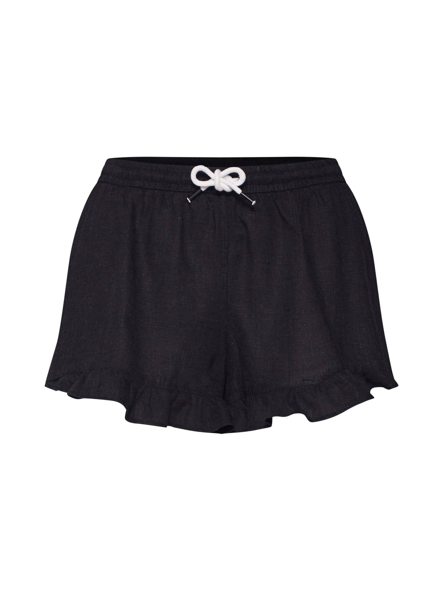 Review Dames Broek Frill Shorts Zwart review kopen in de aanbieding