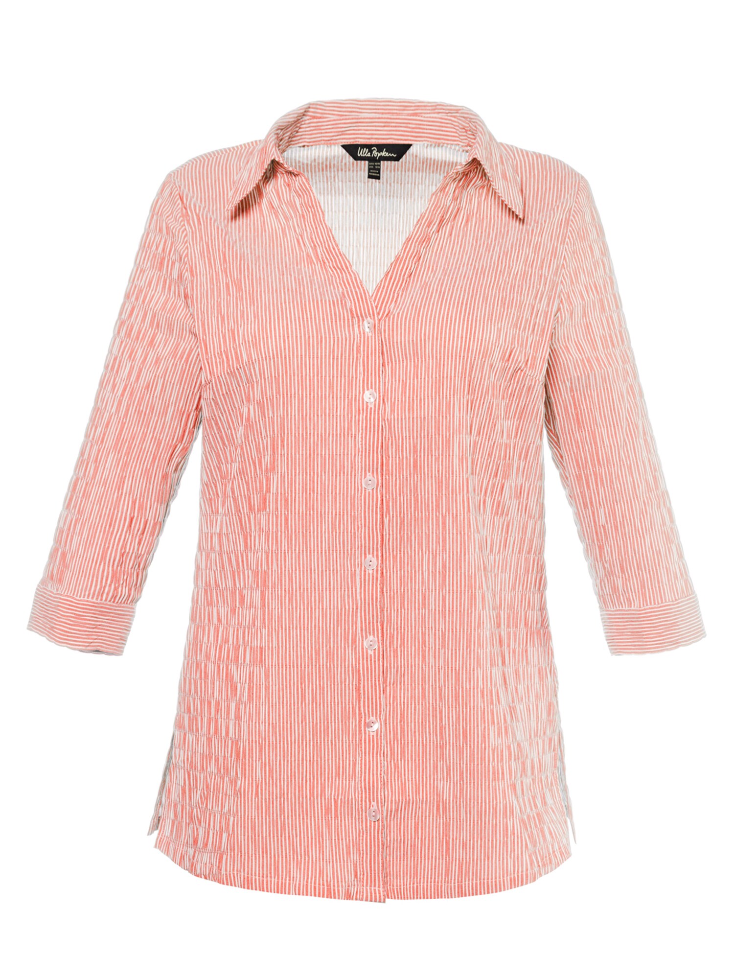 Ulla Popken Dames Blouse Abrikoos ulla popken kopen in de aanbieding