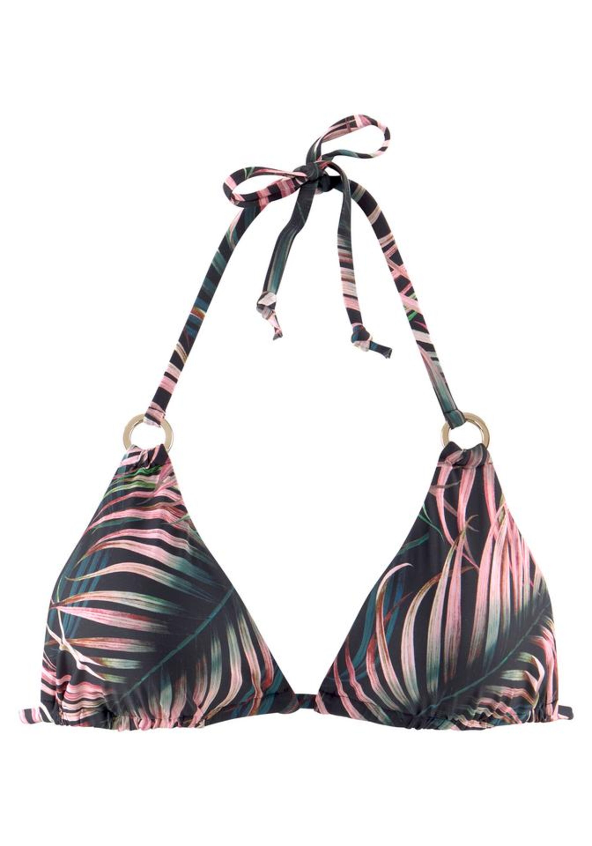 LASCANA Bikiniöverdel grön / rosa bikinis dam