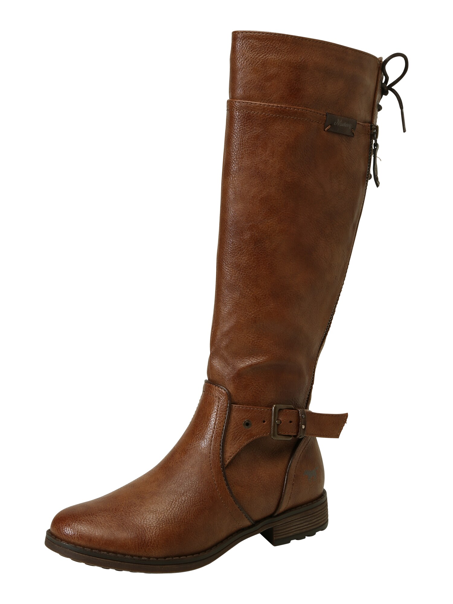 MUSTANG Kozačky  hnědá