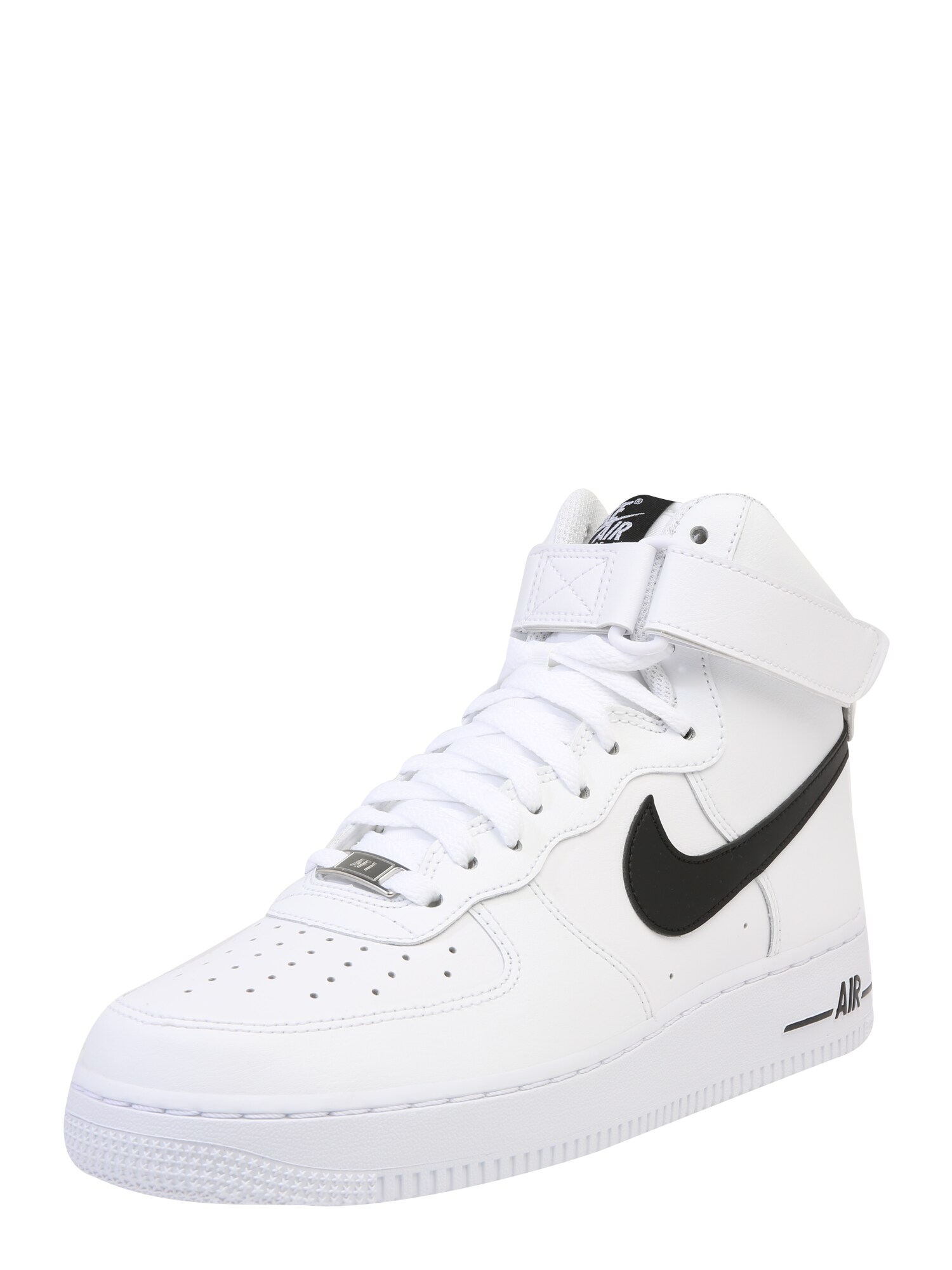 Nike Sportswear Sportbačiai su auliuku 'Air Force'  juoda / balta
