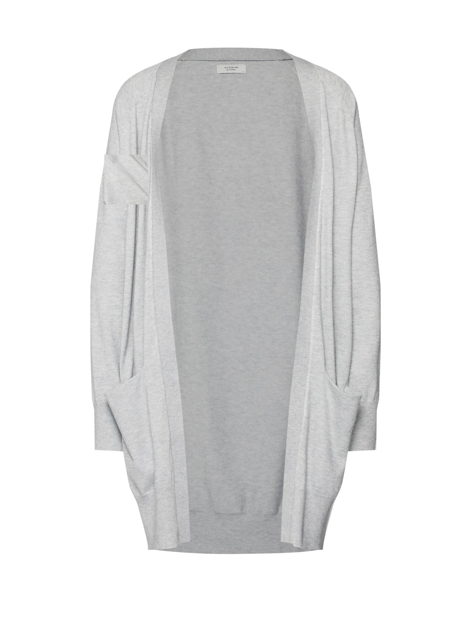 Jacqueline De Yong Dames Gebreid Vest Day Ls Noos Lichtgrijs jacqueline de yong kopen in de aanbieding