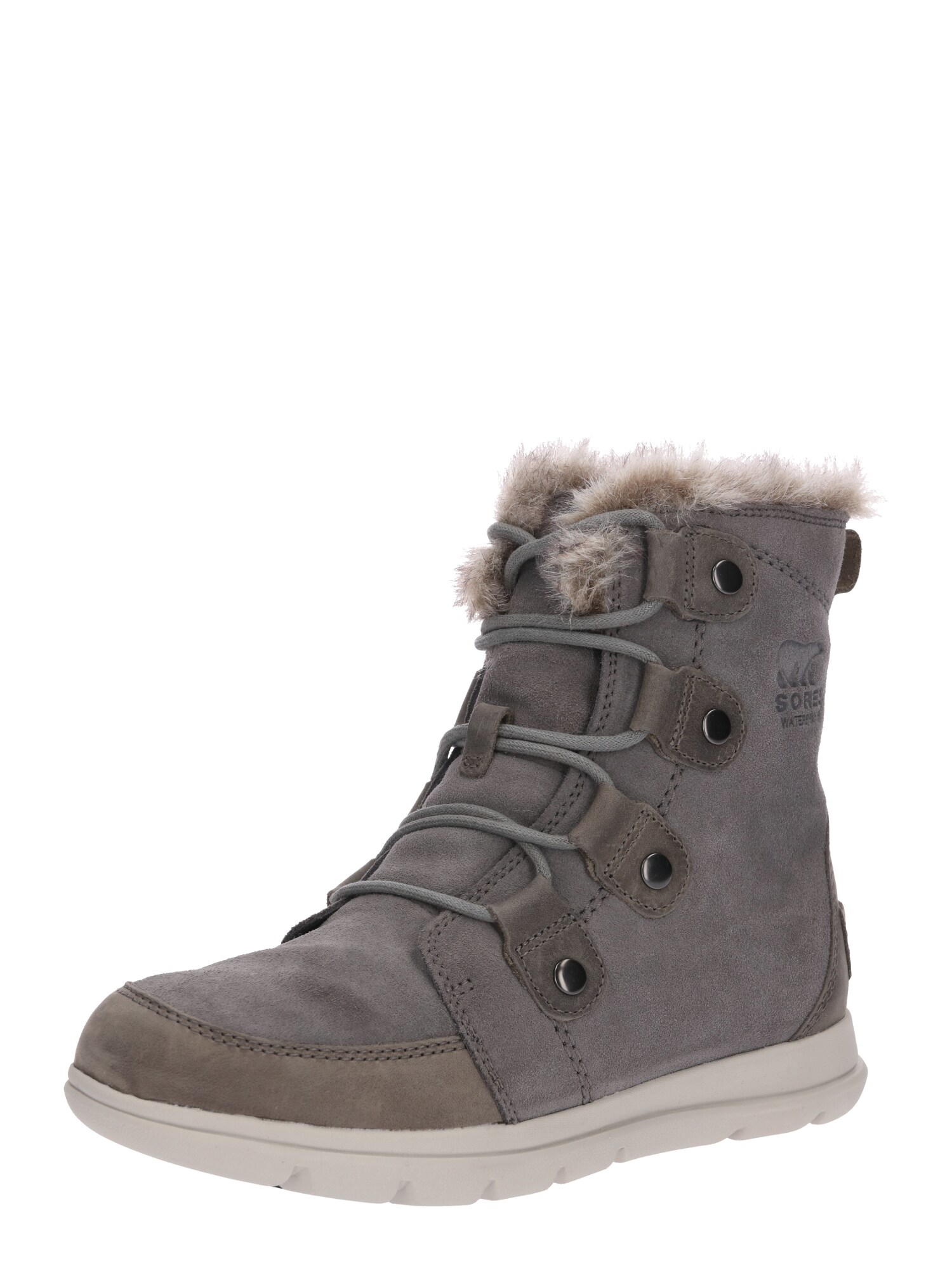 Sorel Dames Snowboots Explorer Joan Grijs sorel kopen in de aanbieding