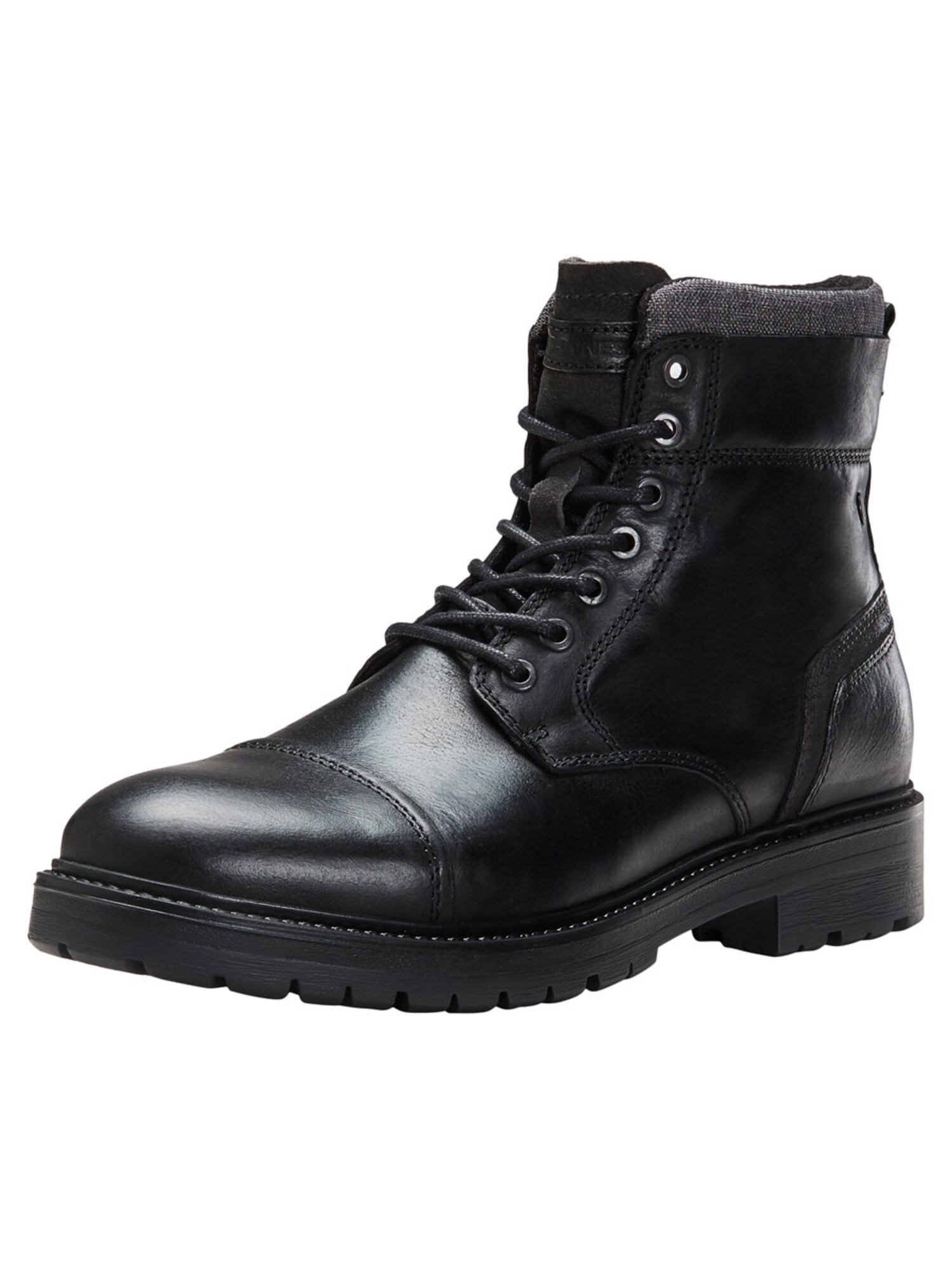 Jack And Jones Heren Veterboots Zwart jack and jones kopen in de aanbieding