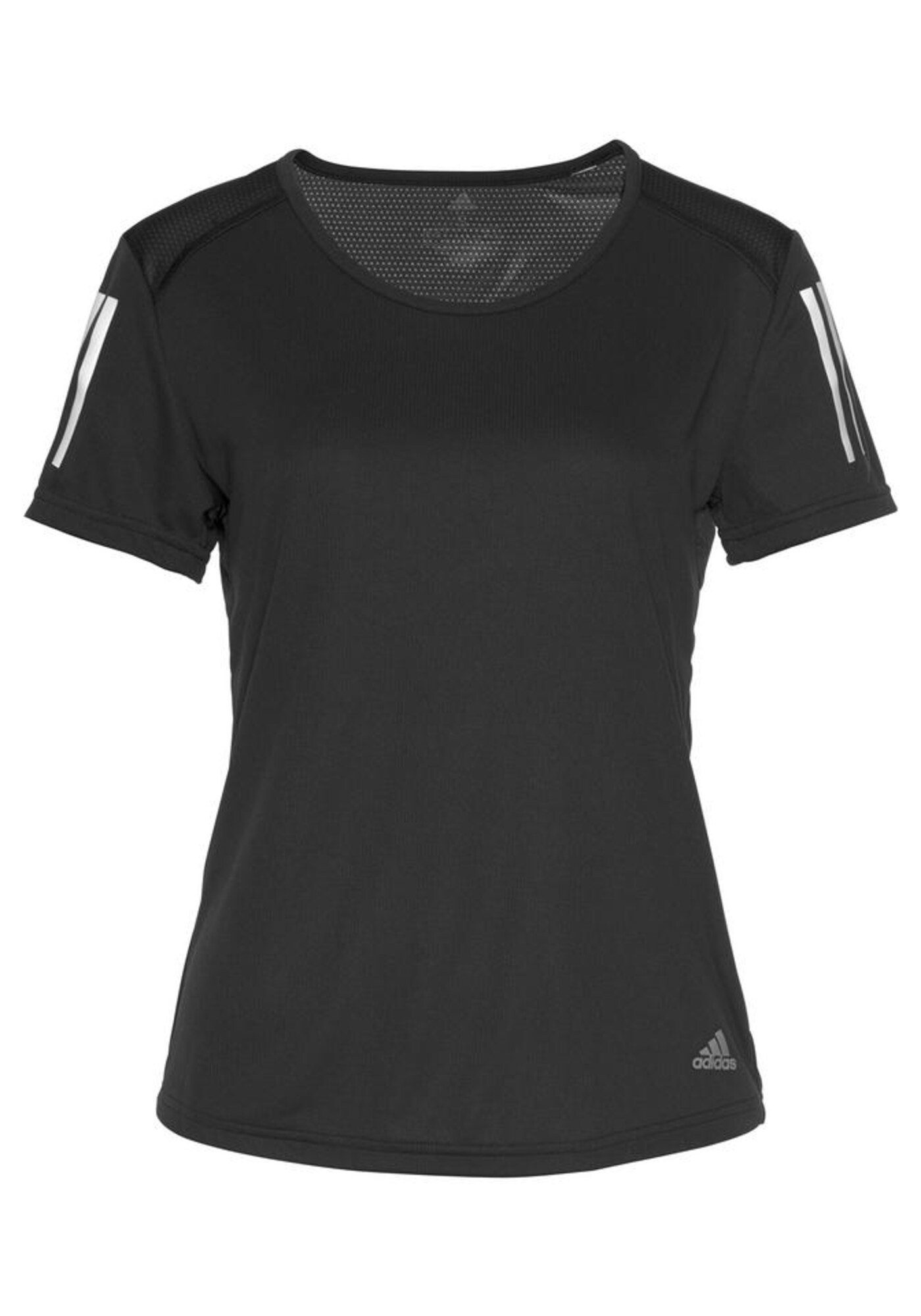 Adidas Performance Dames Functioneel Shirt Own The Run Zwart Wit adidas performance kopen in de aanbieding