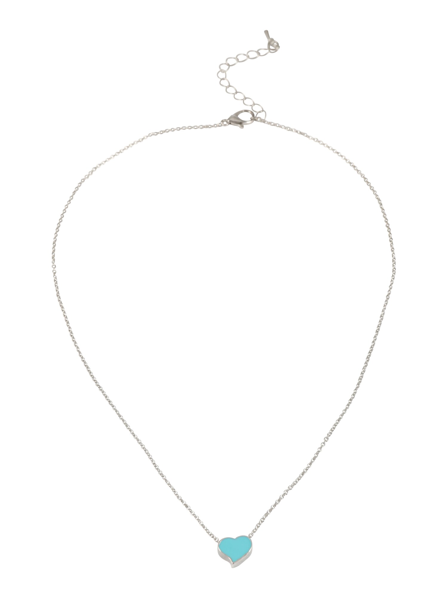 About You Dames Ketting Naila Turquoise Zilver about you kopen in de aanbieding