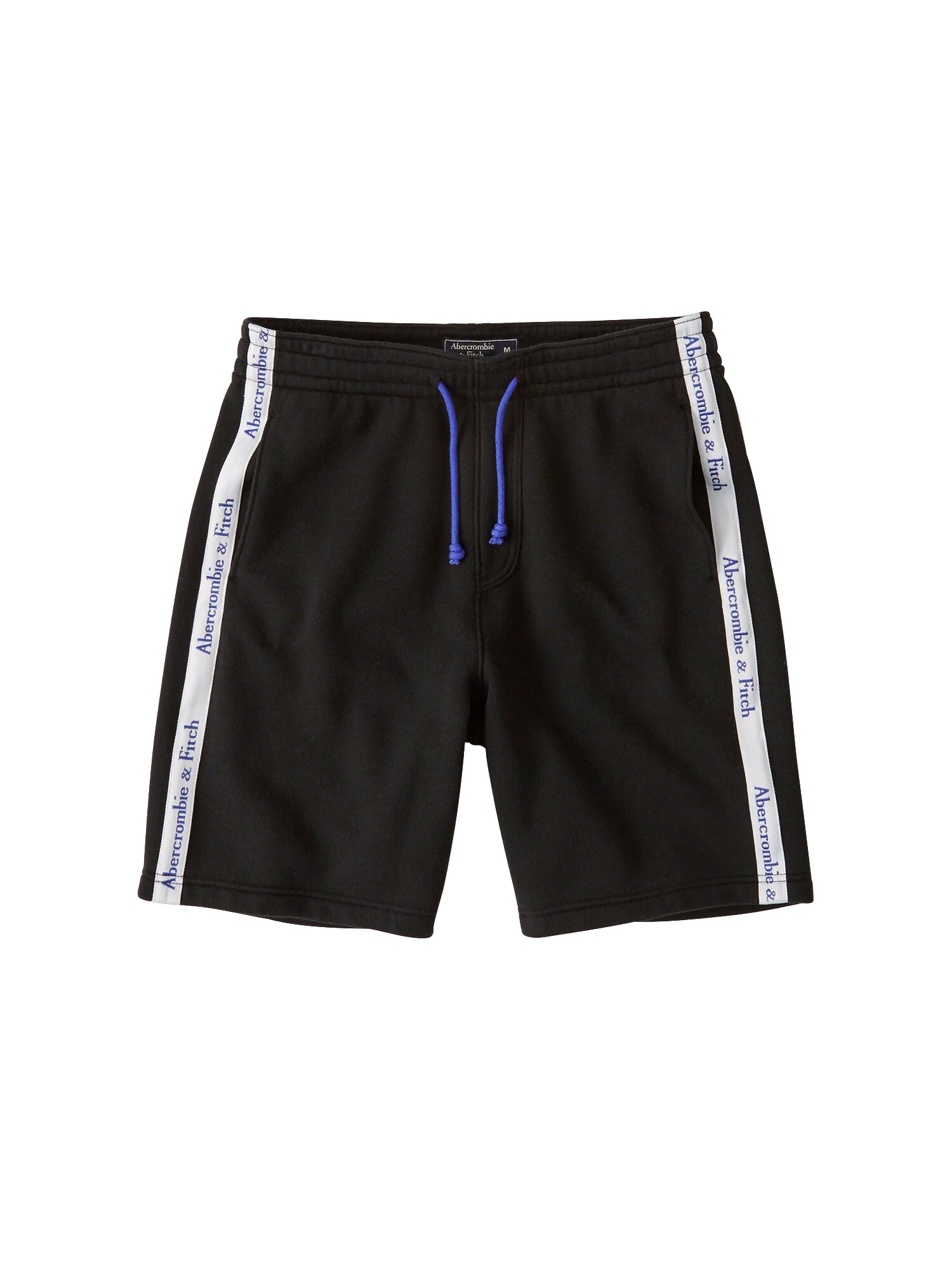 Abercrombie Fitch Heren Broek Logo Tape Zwart abercrombie fitch kopen in de aanbieding