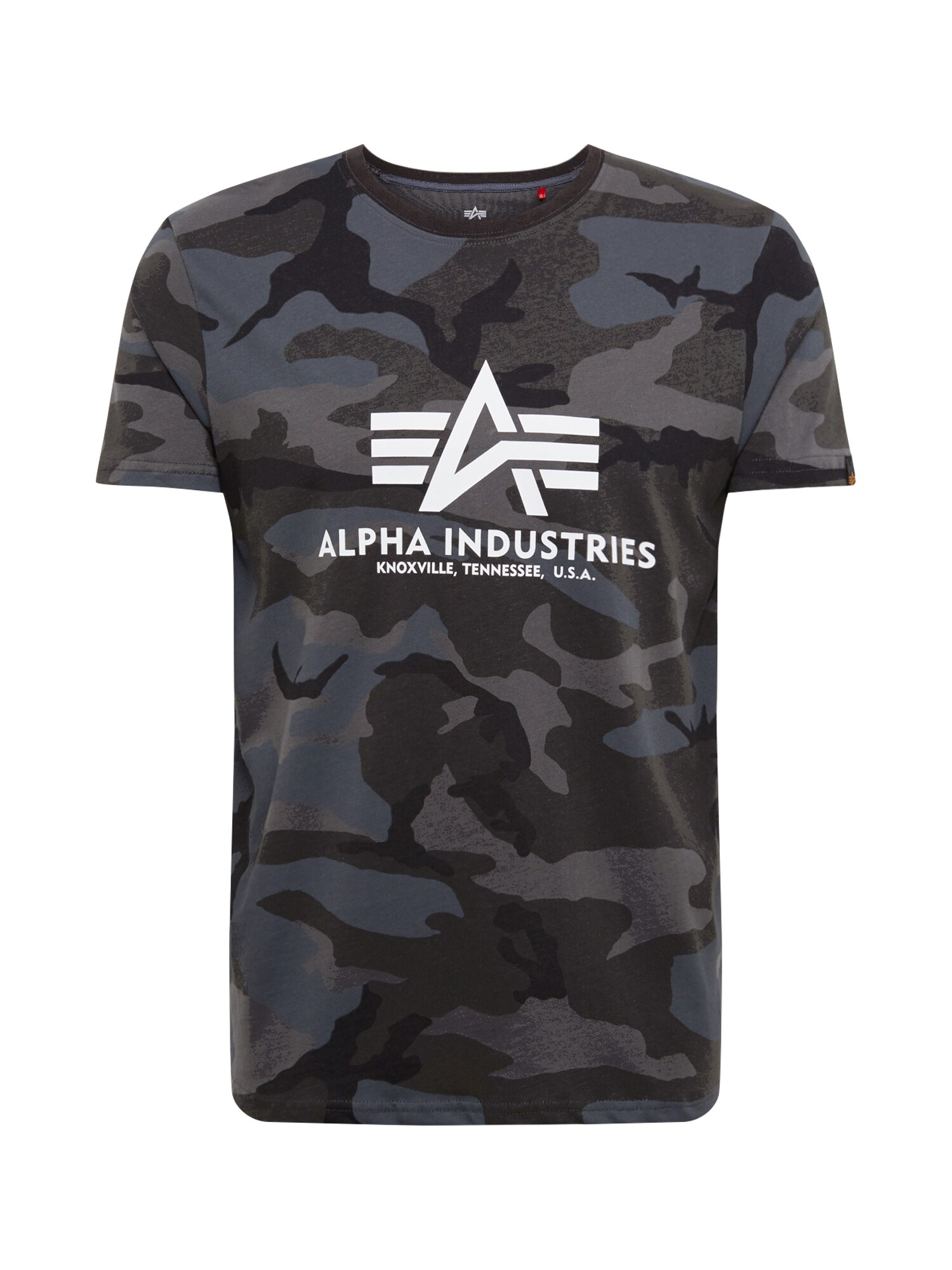 ALPHA INDUSTRIES Marškinėliai  juoda