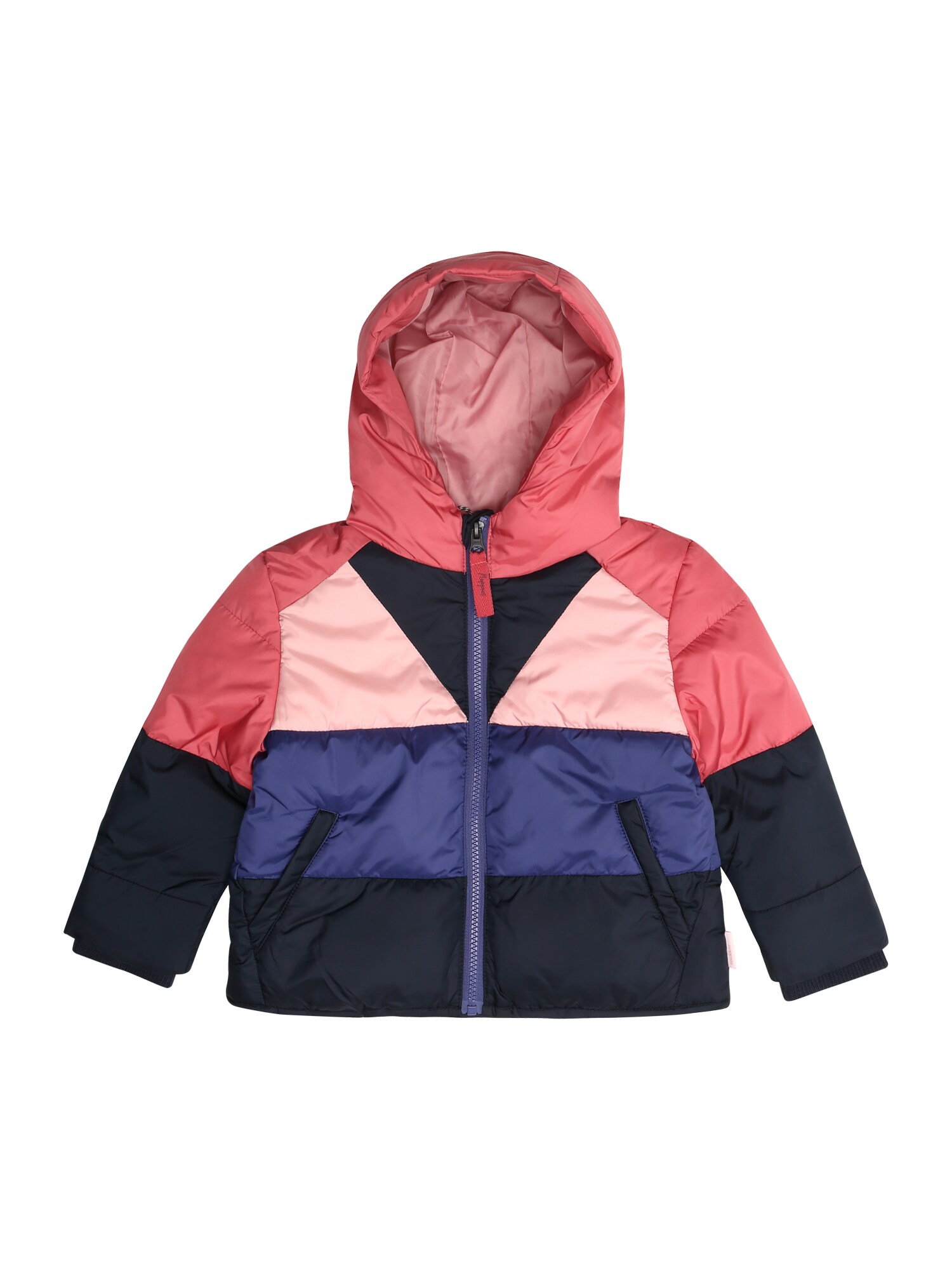 Noppies Meisjes Winterjas Valera Blauw Lichtroze noppies kopen in de aanbieding