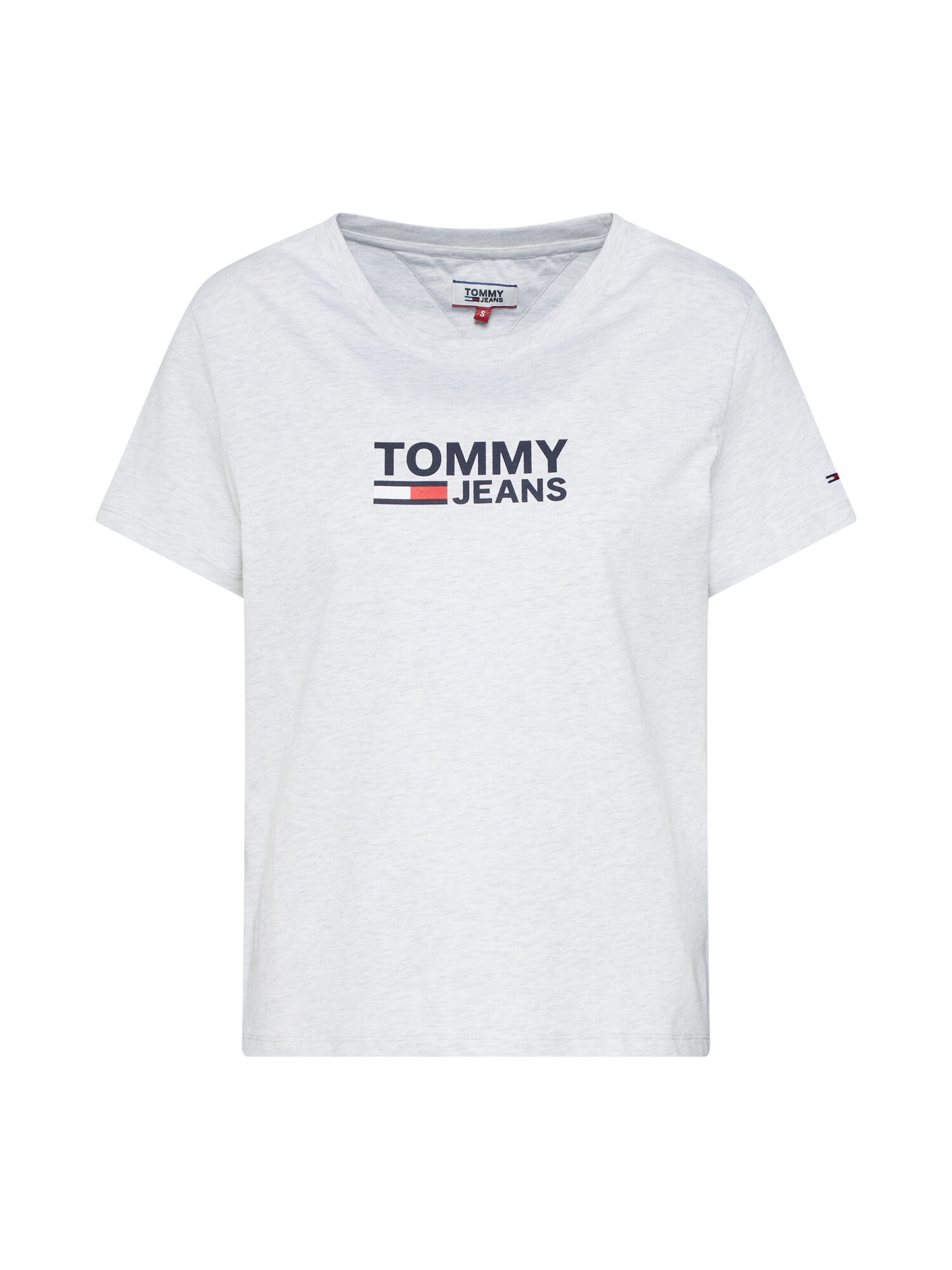 Tommy Jeans Dames Shirt Navy Wit tommy jeans kopen in de aanbieding