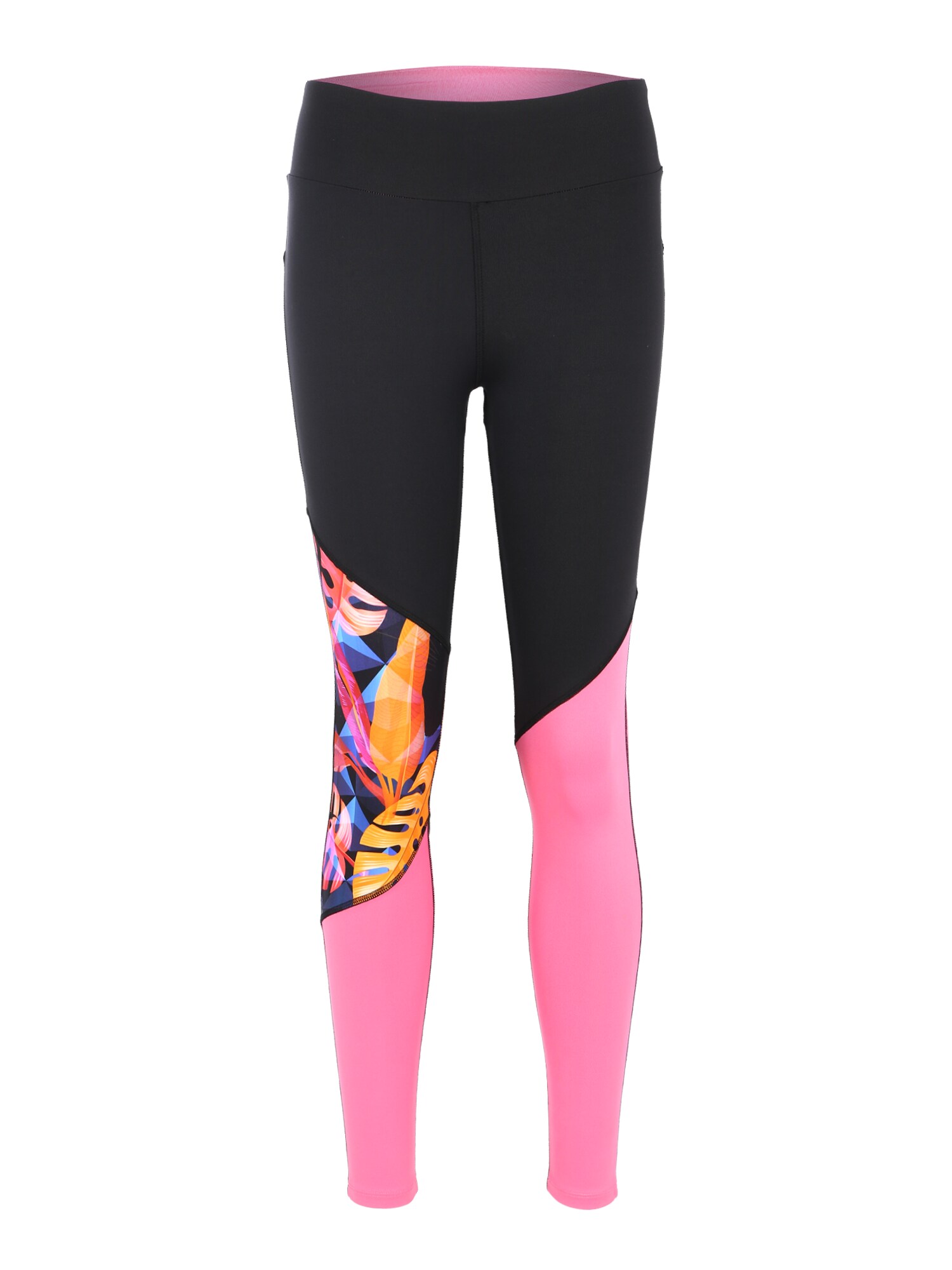 Hey Honey Dames Sportbroek Panther Block Pink Gemengde Kleuren Zwart hey honey kopen in de aanbieding
