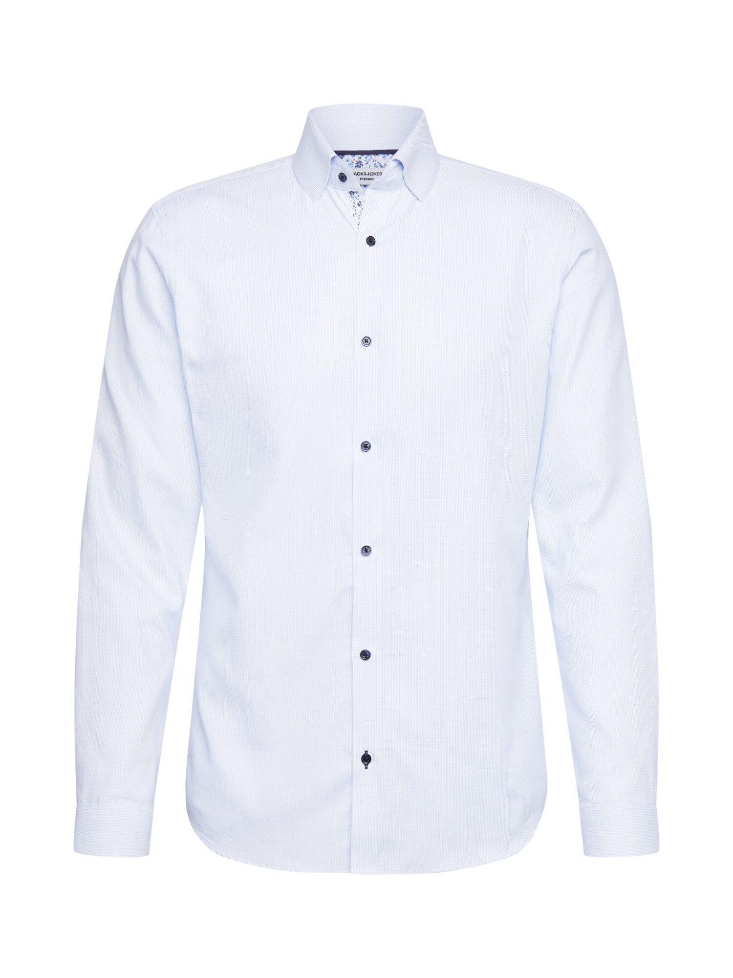 JACK & JONES Dalykiniai marškiniai 'Dobby'  šviesiai mėlyna / balta