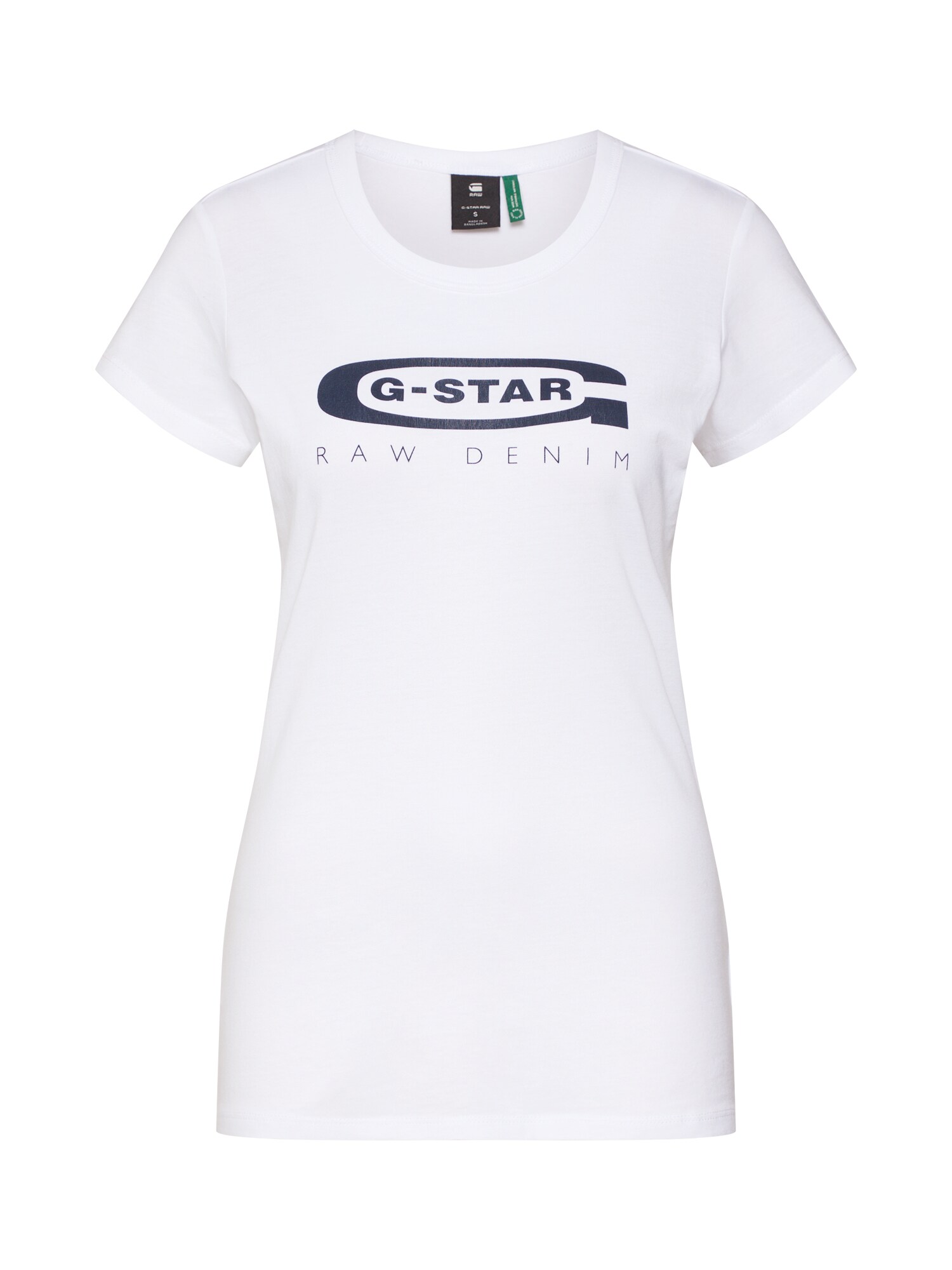 G-Star RAW Marškinėliai 'Graphic 20'  nakties mėlyna / balta