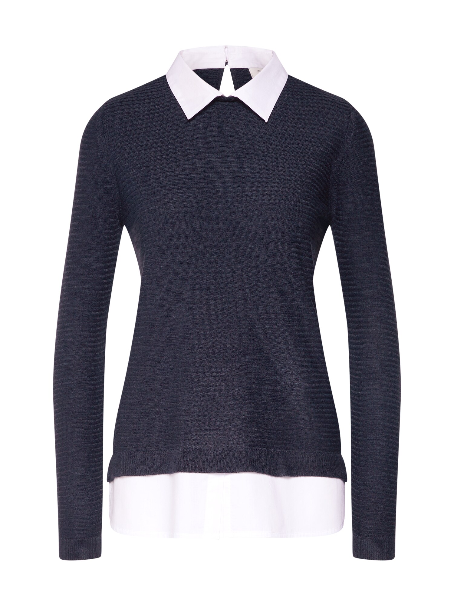 Jacqueline De Yong Dames Trui Donkerblauw Wit jacqueline de yong kopen in de aanbieding