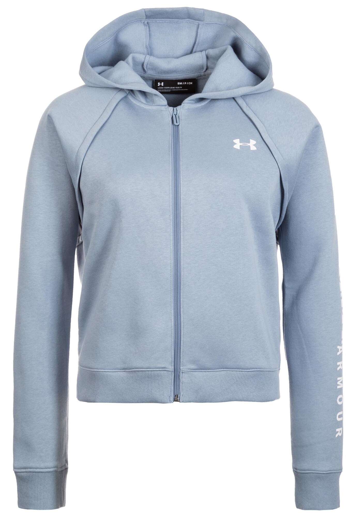Under Armour Dames Functionele Fleece Jas Allseasongear Rival Smoky Blue under armour kopen in de aanbieding