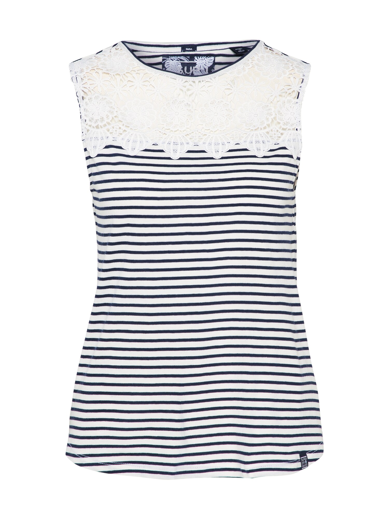 Superdry Top ISLAND LACE navy / weiß